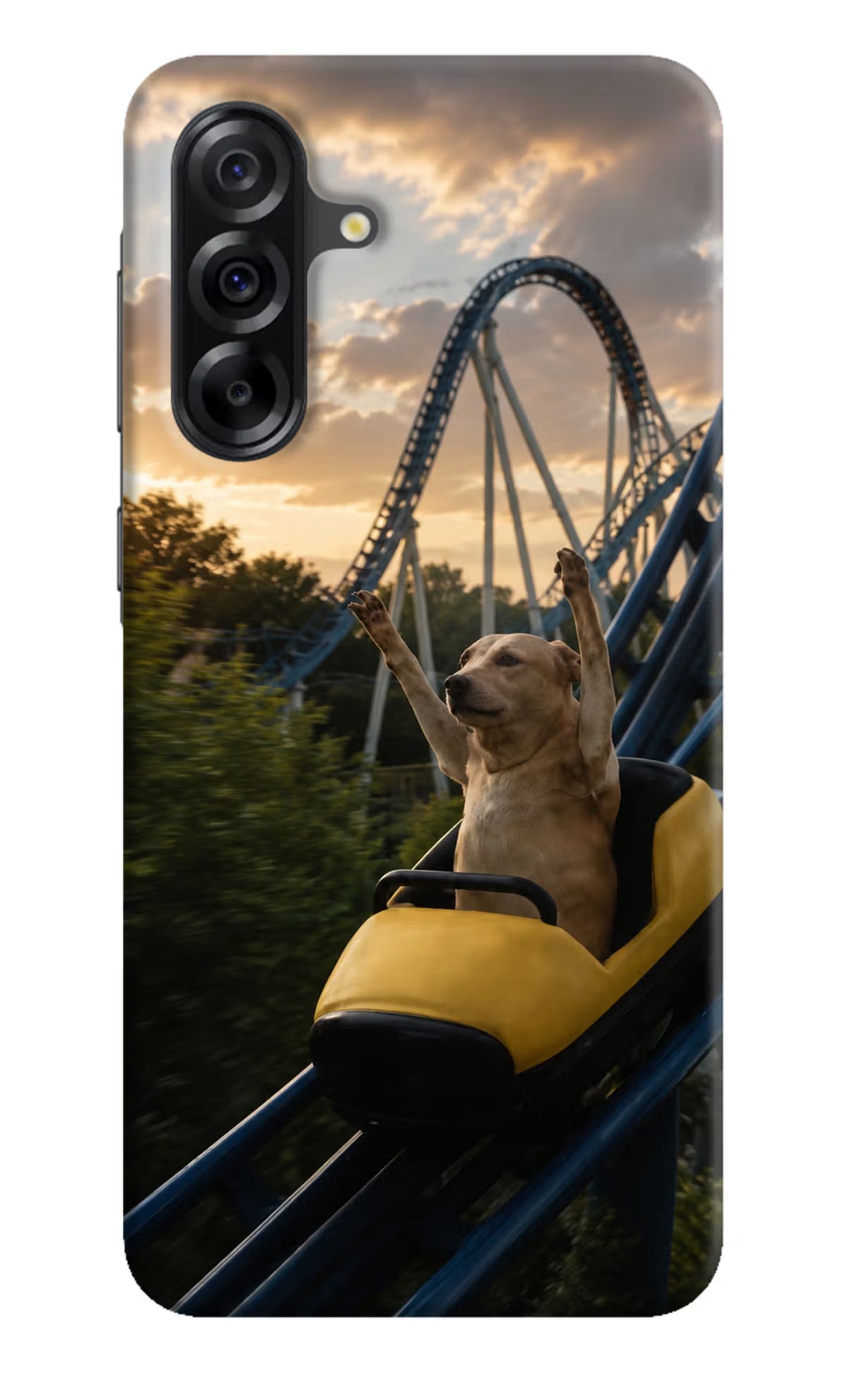 Rollercoaster Dog Samsung A36 5G Back Cover - Rollercoaster Dog Samsung A36 5G Back Cover Rollercoaster Dog Samsung A36 5G Back Cover