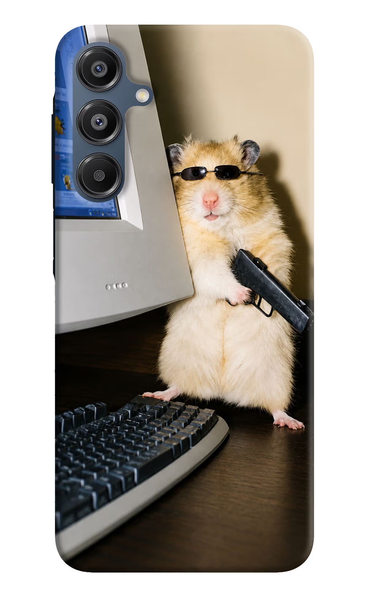 Hacker Hamster Samsung A16 5G Back Cover - Hacker Hamster Samsung A16 5G Back Cover Hacker Hamster Samsung A16 5G Back Cover