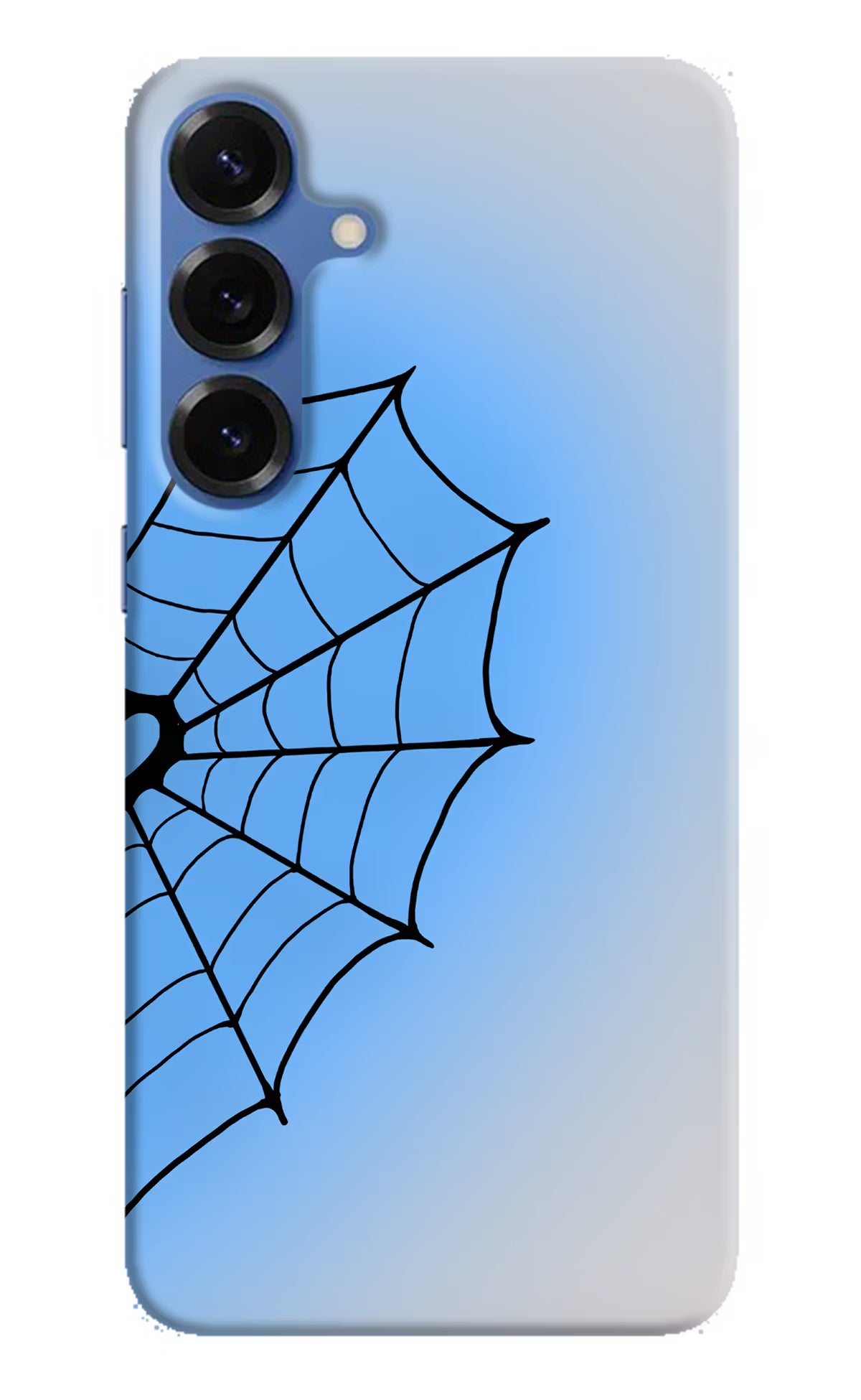 Blue Web Samsung S25 Plus Back Cover - Blue Web Samsung S25 Plus Back Cover Blue Web Samsung S25 Plus Back Cover