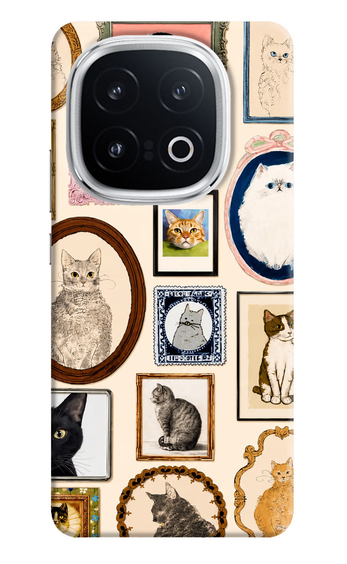 Mirror Cats iQOO 13 5G Back Cover - Mirror Cats iQOO 13 5G Back Cover Mirror Cats iQOO 13 5G Back Cover