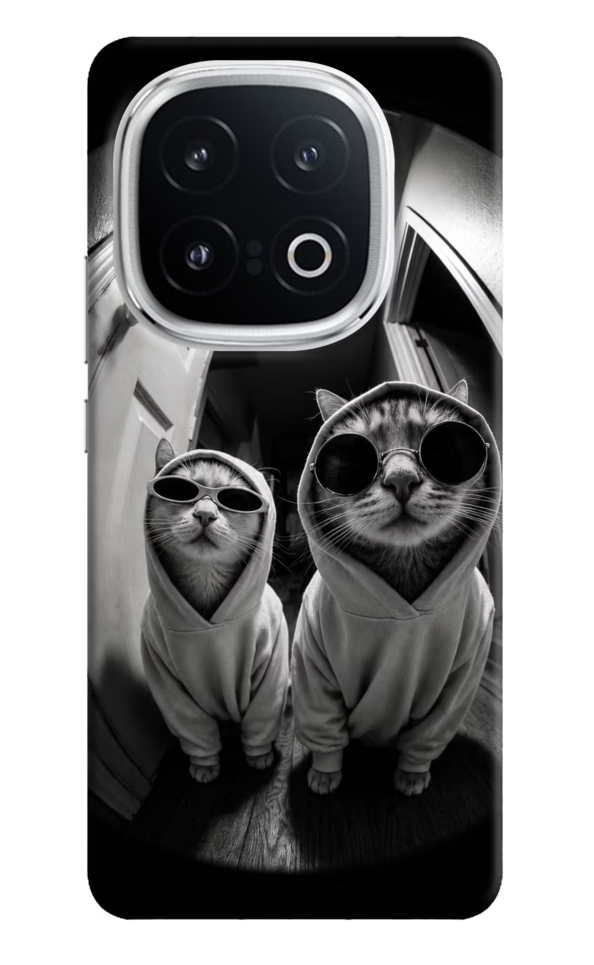Hood Cats iQOO 13 5G Back Cover - Hood Cats iQOO 13 5G Back Cover Hood Cats iQOO 13 5G Back Cover