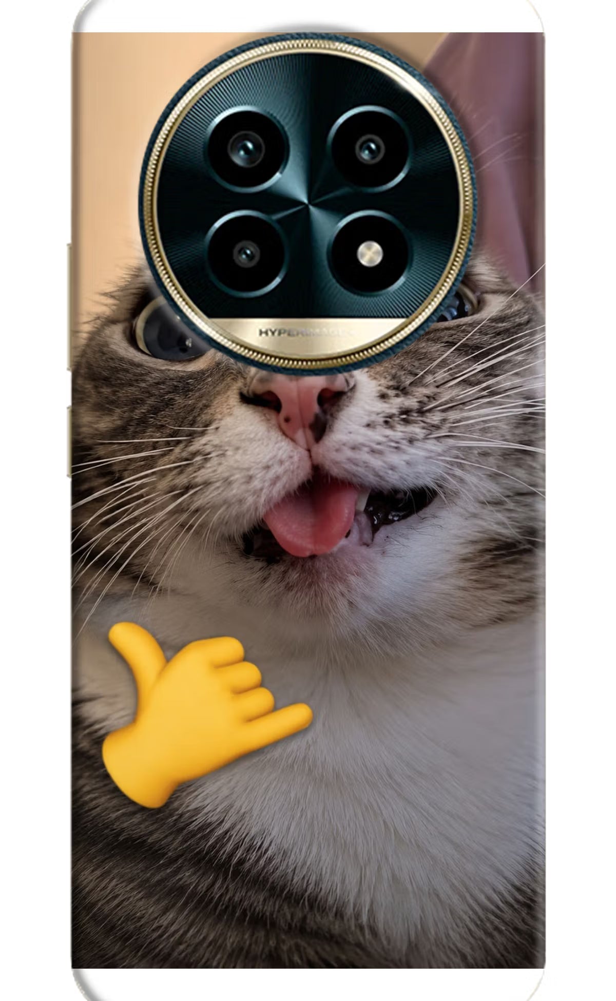 Silly Cat Call Realme 13 Pro 5G Back Cover - Silly Cat Call Realme 13 Pro 5G Back Cover Silly Cat Call Realme 13 Pro 5G Back Cover