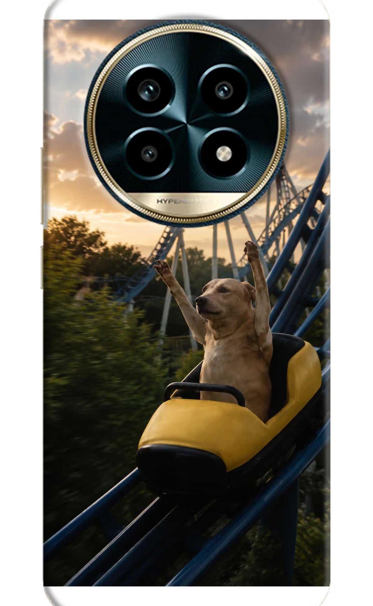 Rollercoaster Dog Realme 13 Pro 5G Back Cover - Rollercoaster Dog Realme 13 Pro 5G Back Cover Rollercoaster Dog Realme 13 Pro 5G Back Cover