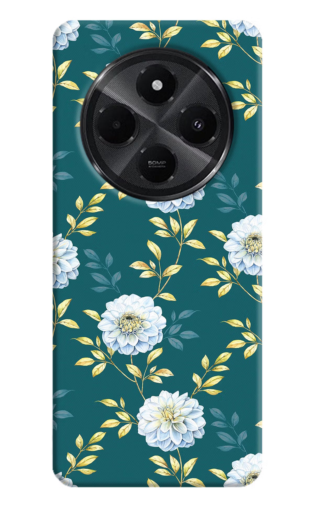 Flowers Redmi A4 5G Hard Case Back Cover by Casekaro