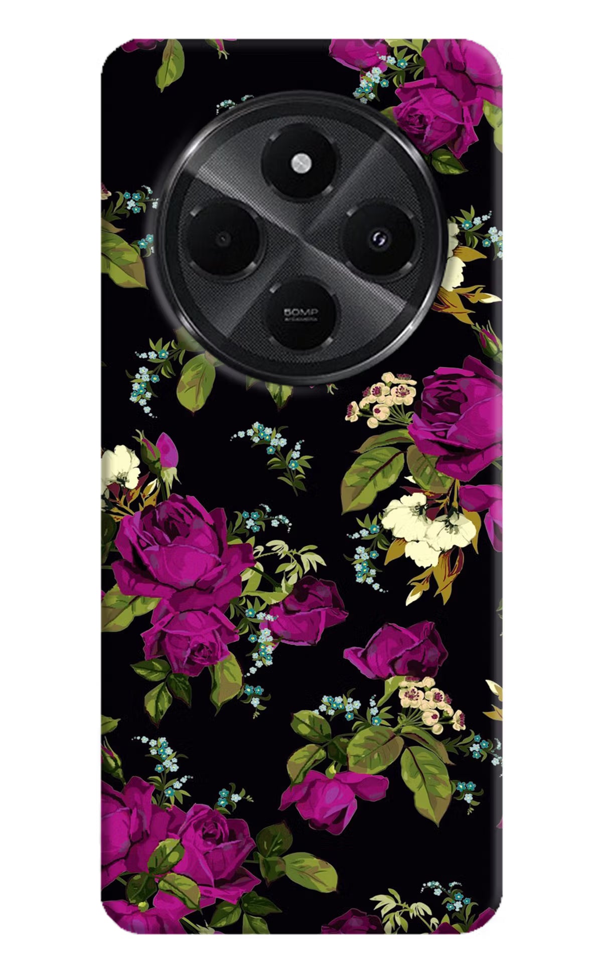 Flowers Redmi A4 5G Hard Case Back Cover by Casekaro
