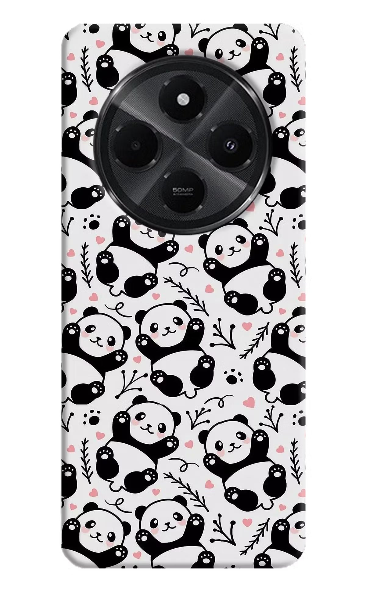 Cute Panda Redmi A4 5G Hard Case Back Cover by Casekaro