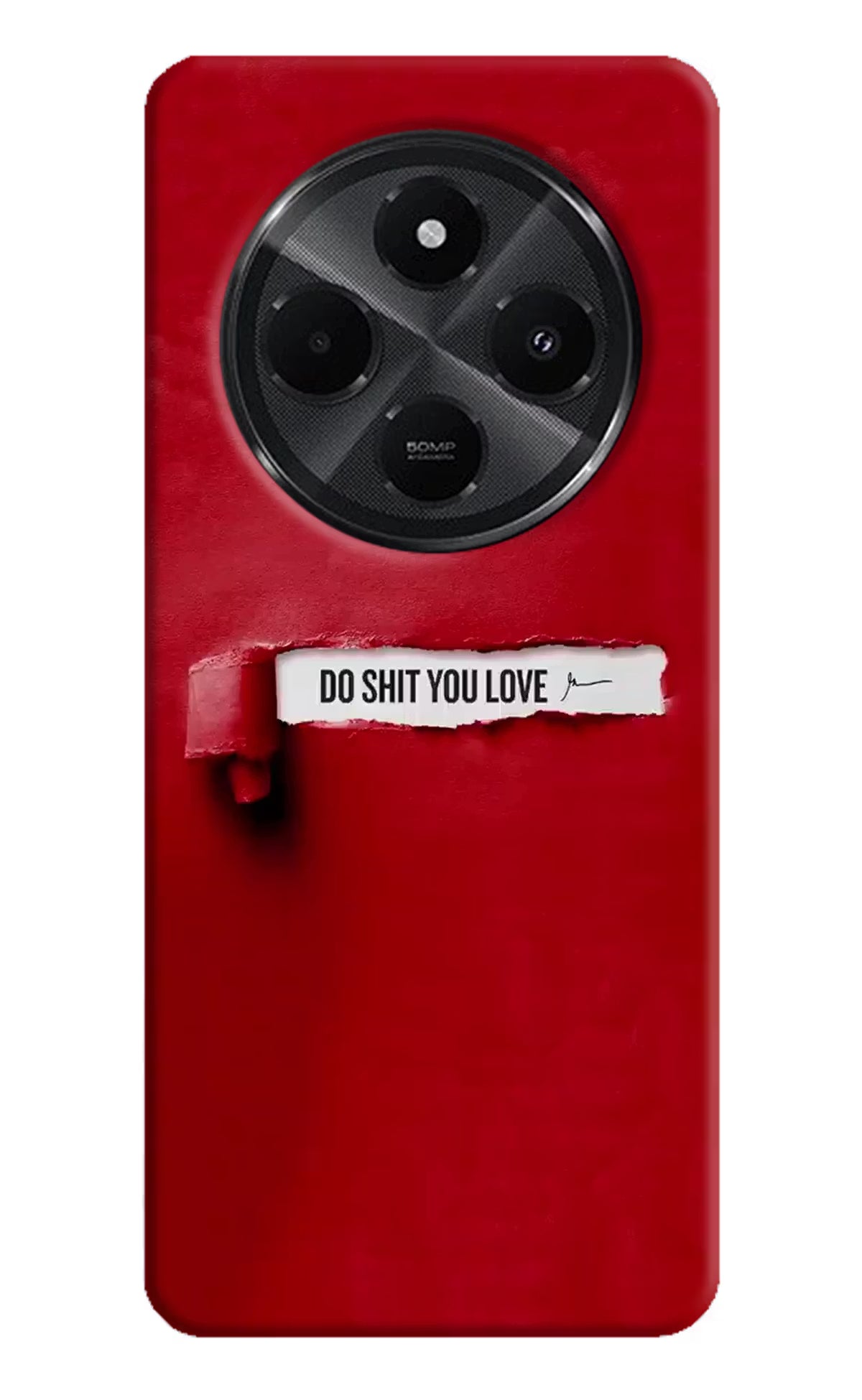 Do Shit You Love Redmi A4 5G Hard Case Back Cover by Casekaro
