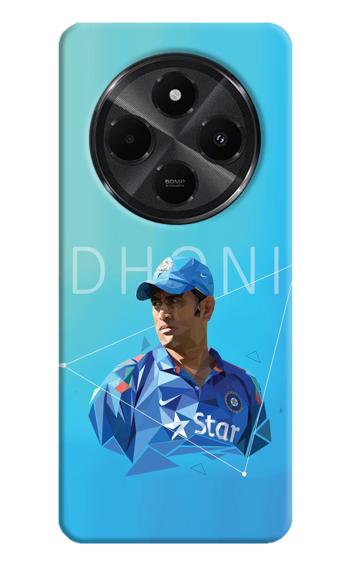 Dhoni Artwork Redmi A4 5G Hard Case Back Cover by Casekaro