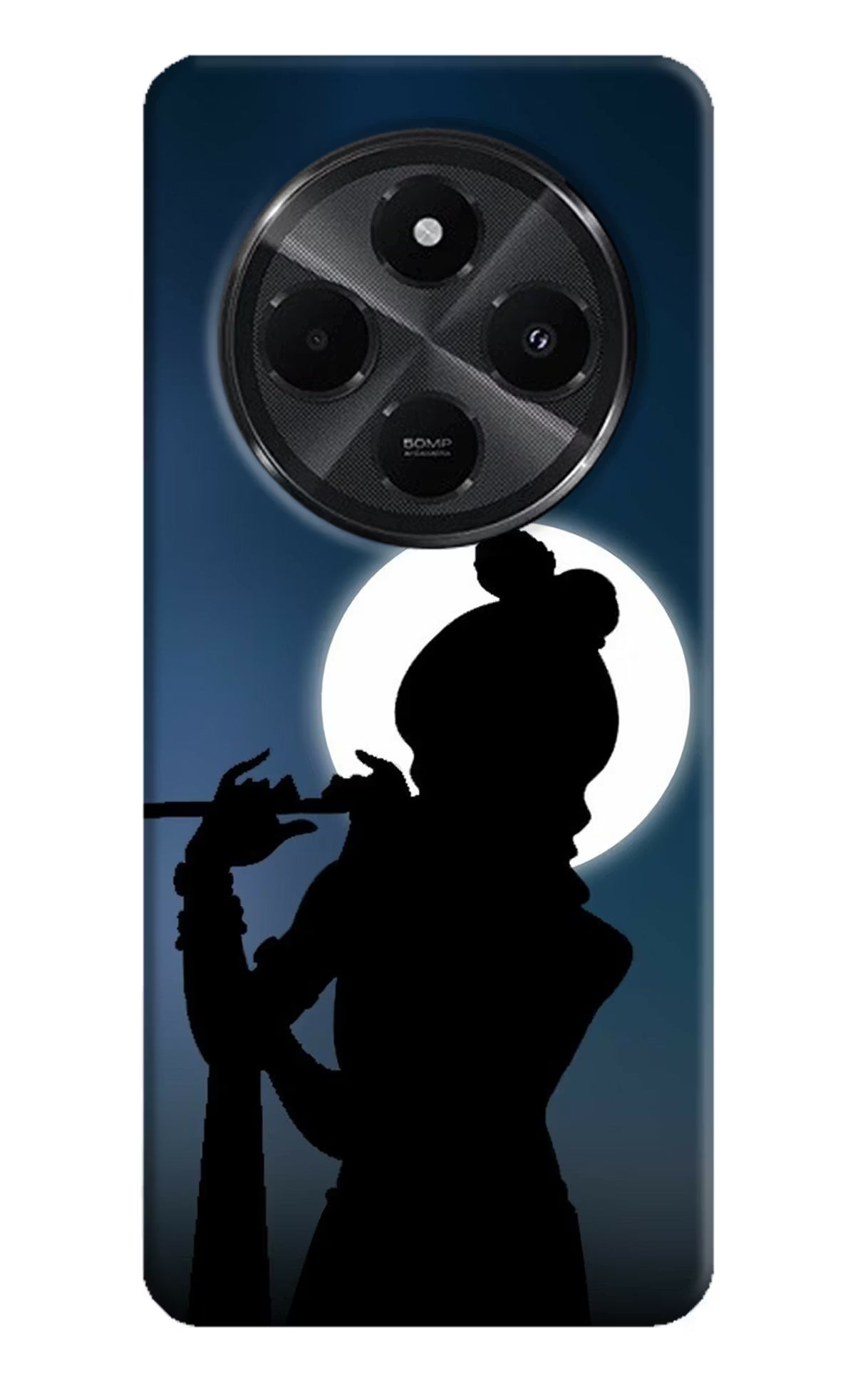 Shri Krishna Silhouette Redmi A4 5G Hard Case Back Cover by Casekaro