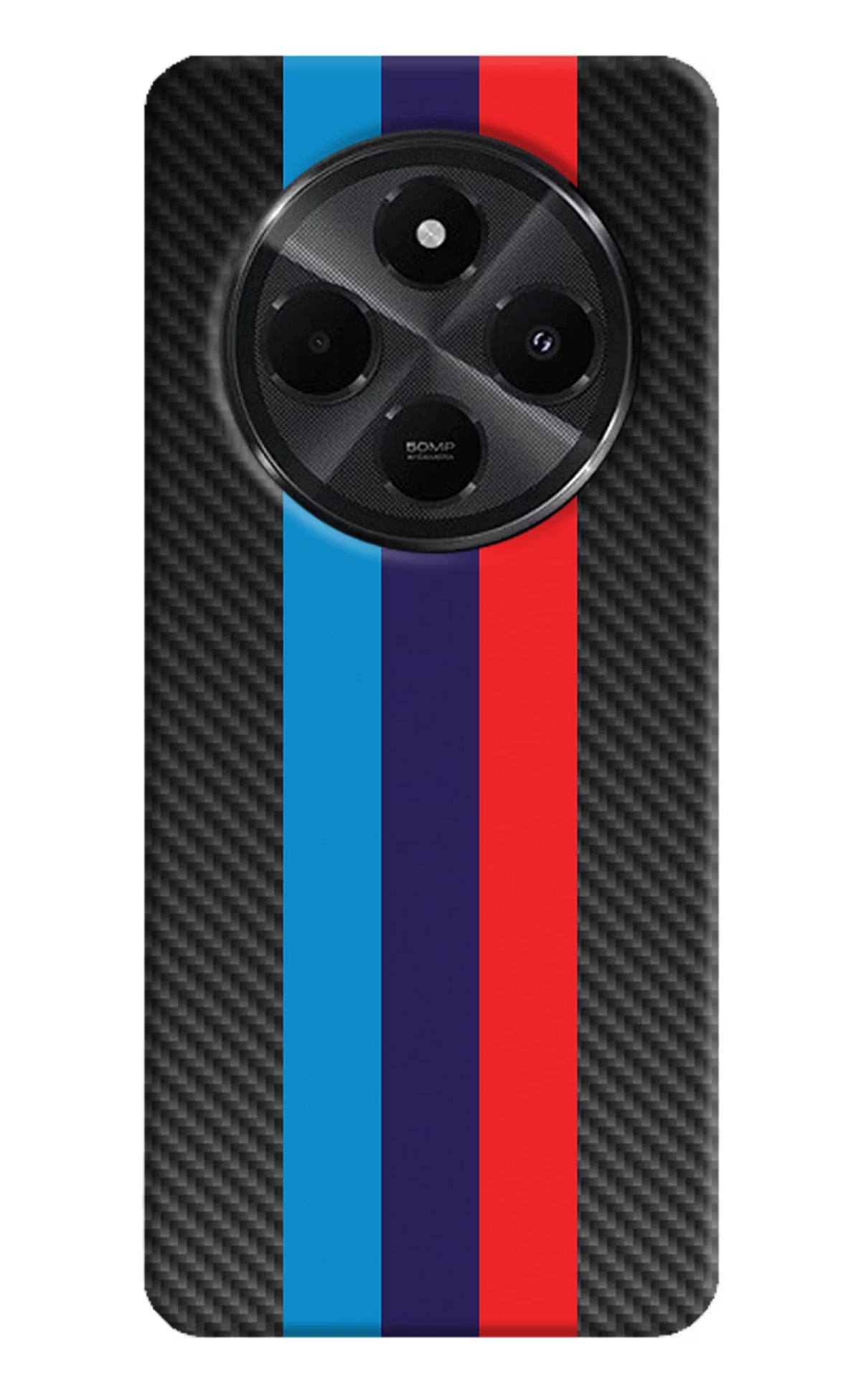 BMW Stripes Pattern Redmi A4 5G Hard Case Back Cover by Casekaro