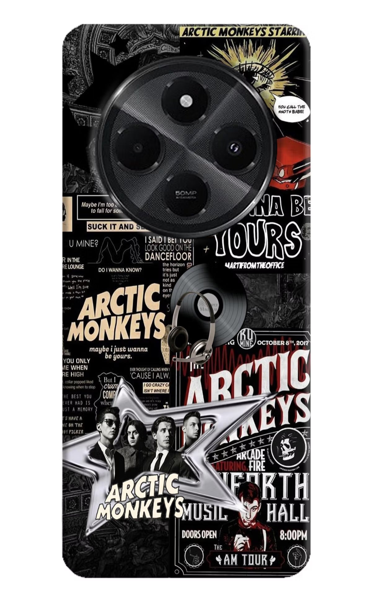 Arctic Monkeys Redmi A4 5G Hard Case Back Cover by Casekaro