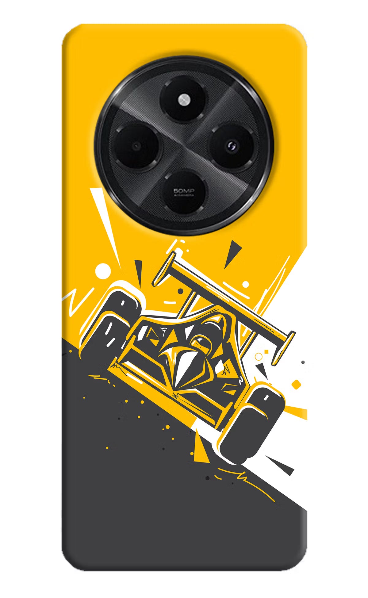 Track King Redmi A4 5G Hard Case Back Cover by Casekaro