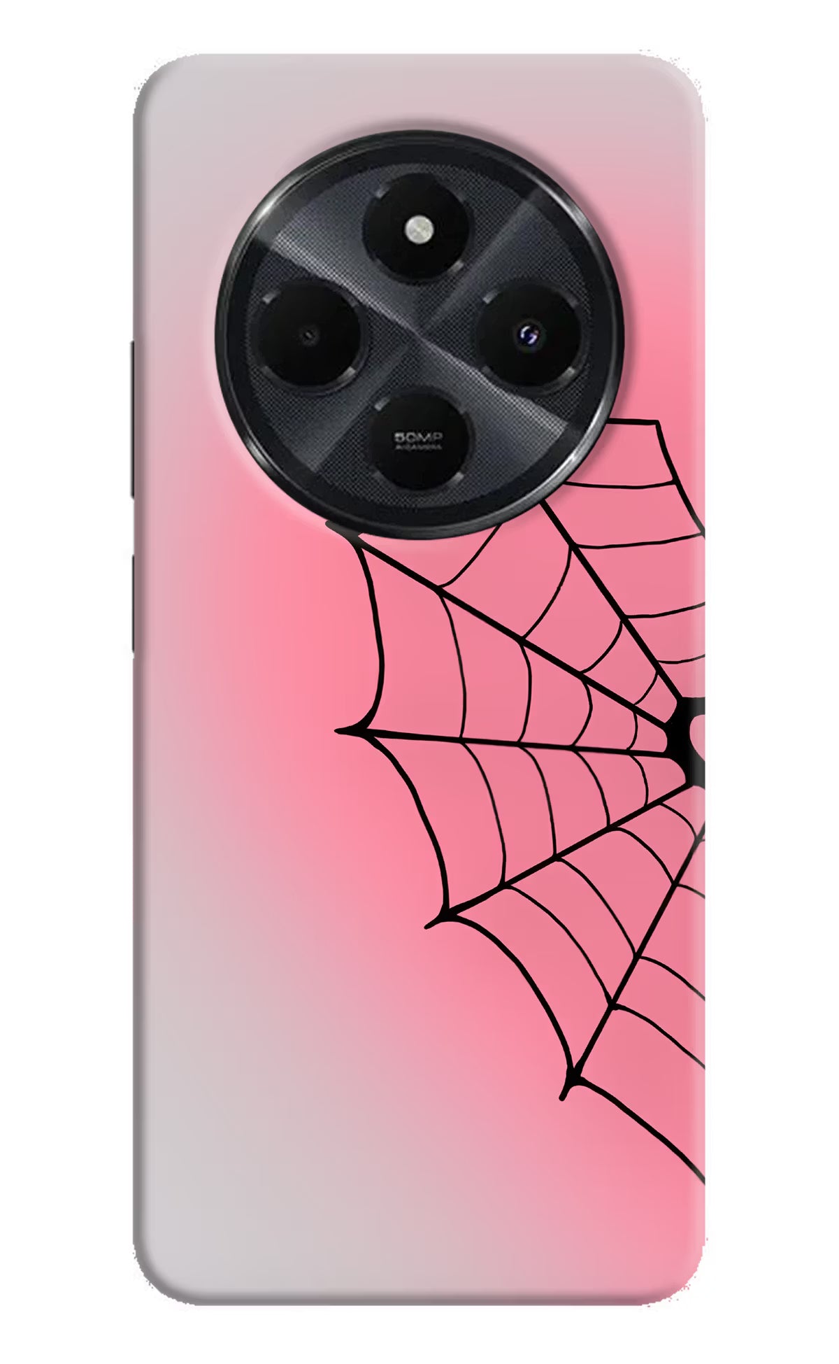 Pink Web Redmi 14C 5G Back Cover - Pink Web Redmi 14C 5G Back Cover Pink Web Redmi 14C 5G Back Cover