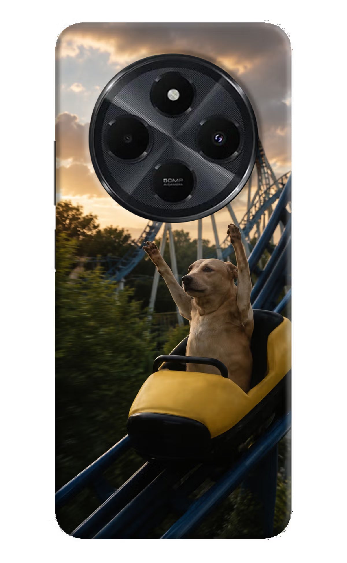 Rollercoaster Dog Redmi 14C 5G Back Cover - Rollercoaster Dog Redmi 14C 5G Back Cover Rollercoaster Dog Redmi 14C 5G Back Cover