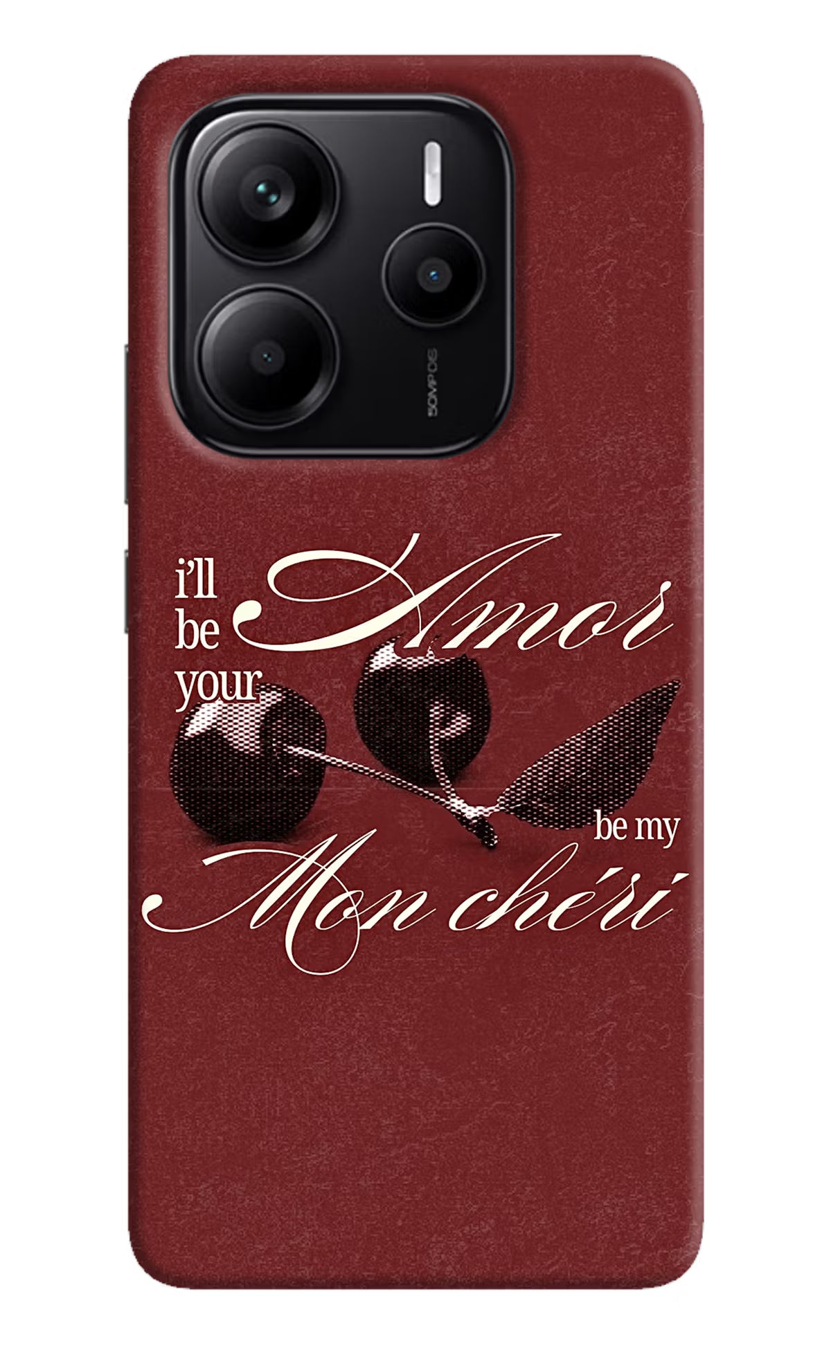 Velvet Cherry Redmi Note 14 5G Back Cover - Velvet Cherry Redmi Note 14 5G Back Cover Velvet Cherry Redmi Note 14 5G Back Cover