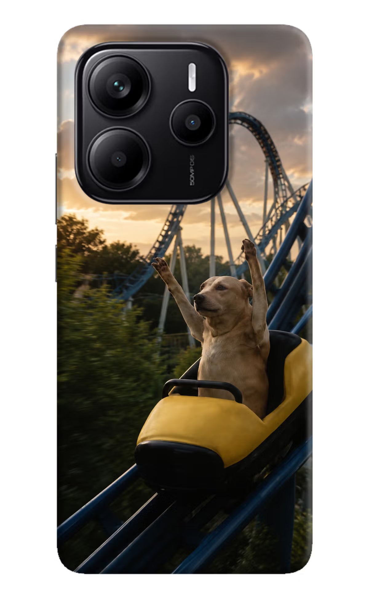 Rollercoaster Dog Redmi Note 14 5G Back Cover - Rollercoaster Dog Redmi Note 14 5G Back Cover Rollercoaster Dog Redmi Note 14 5G Back Cover