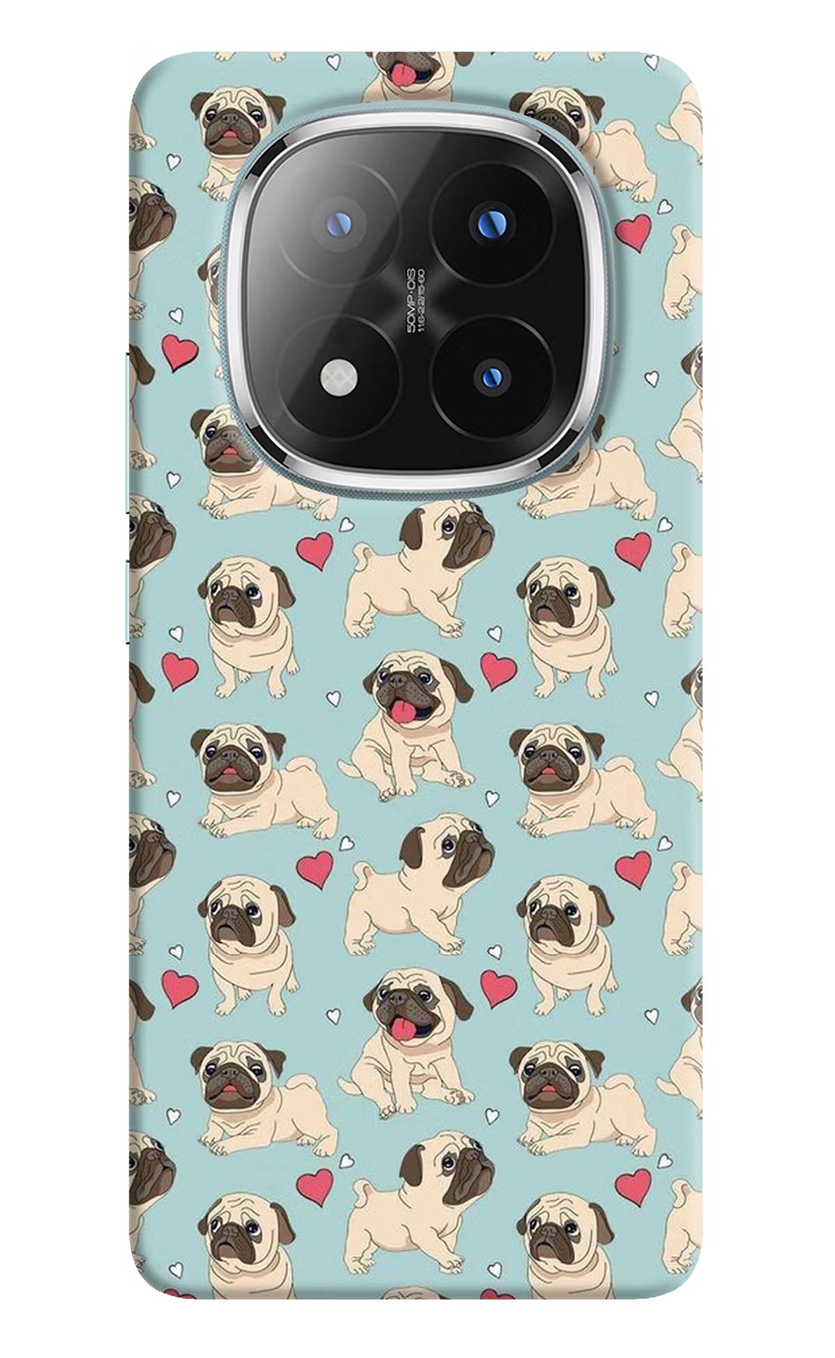 Pug Dog Redmi Note 14 Pro Plus 5G Back Cover