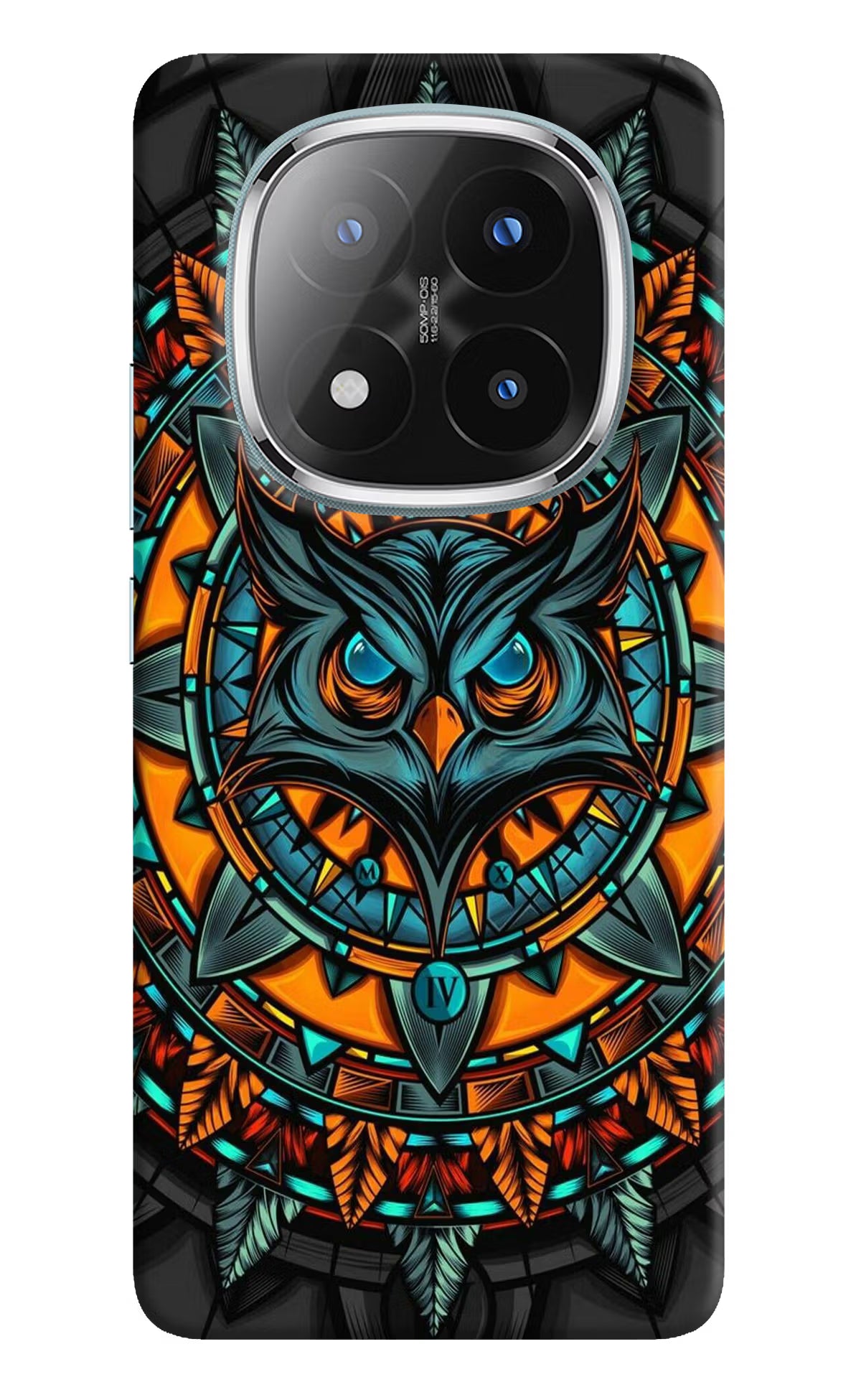 Angry Owl Art Redmi Note 14 Pro Plus 5G Back Cover