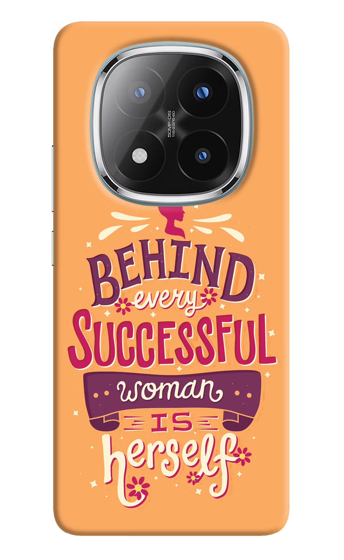 Behind Every Successful Woman There Is Herself Redmi Note 14 Pro Plus 5G Back Cover
