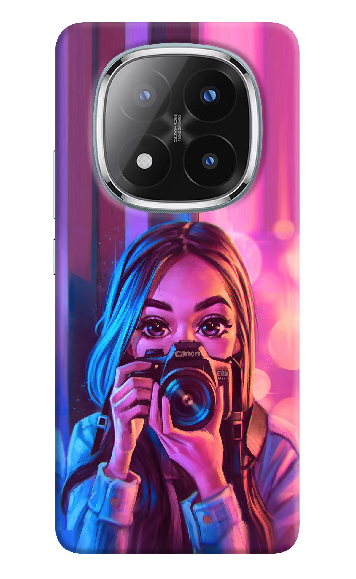 Girl Photographer Redmi Note 14 Pro Plus 5G Back Cover