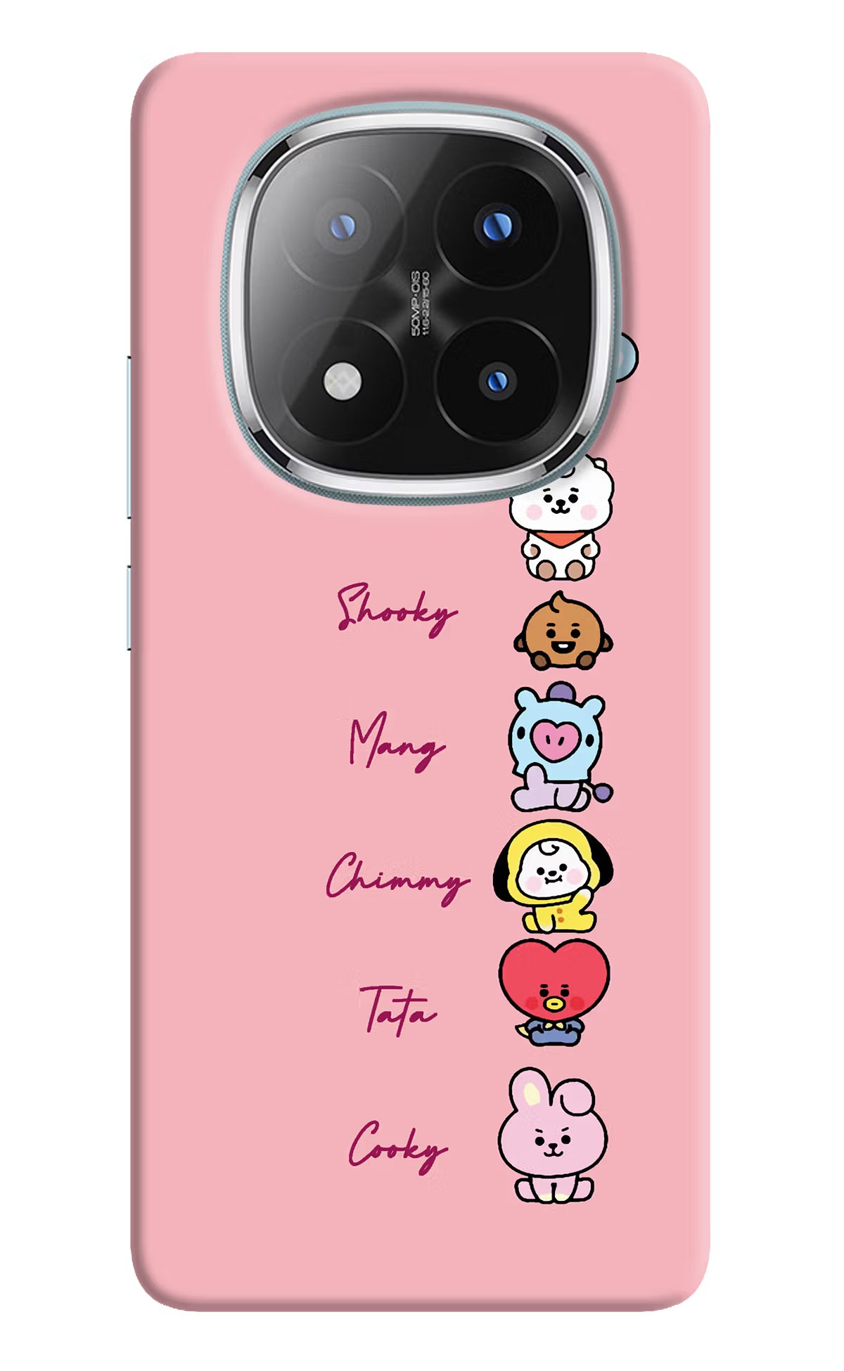 BTS names Redmi Note 14 Pro Plus 5G Back Cover