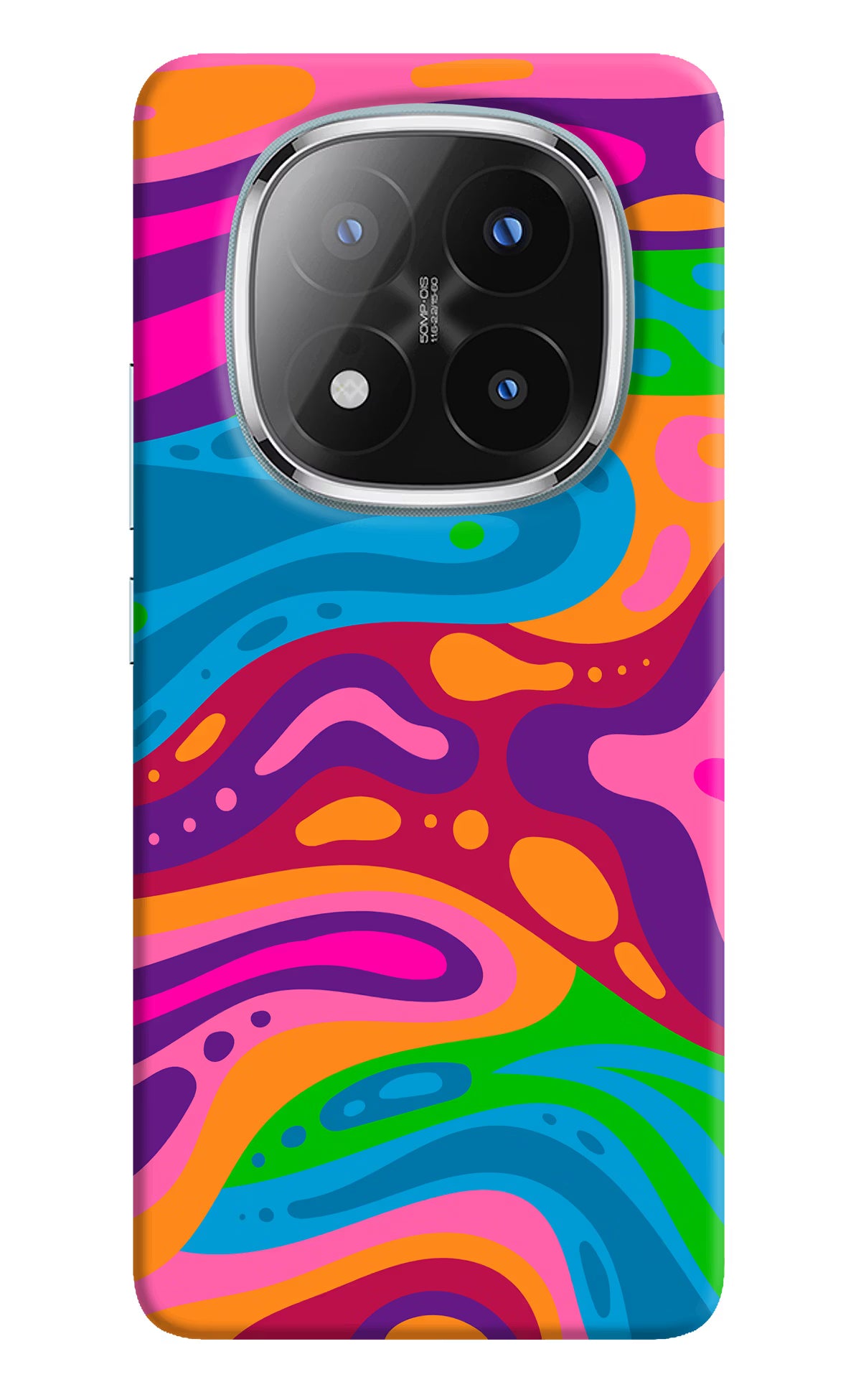 Trippy Pattern Redmi Note 14 Pro Plus 5G Back Cover