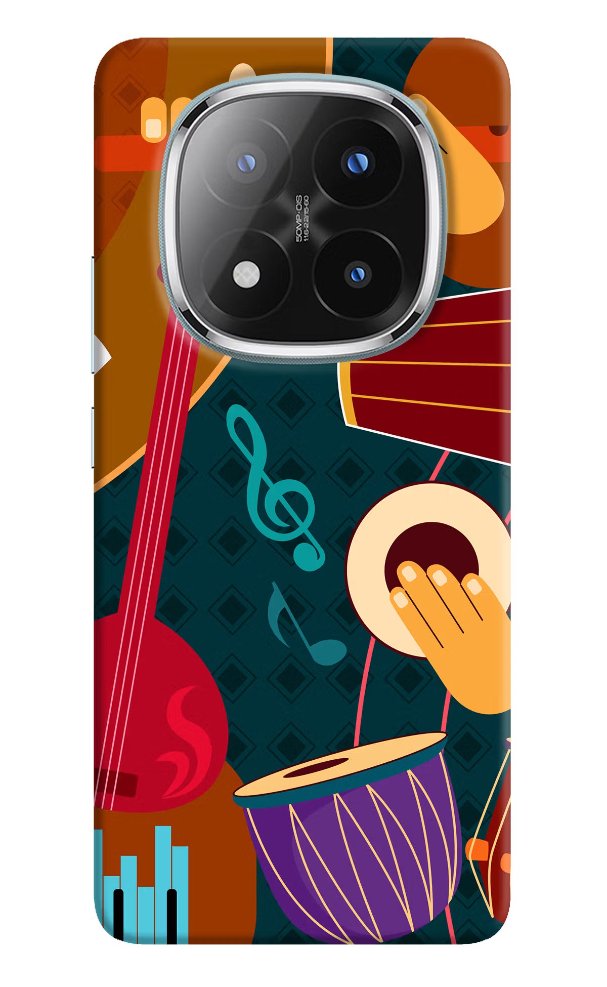 Music Instrument Redmi Note 14 Pro Plus 5G Back Cover