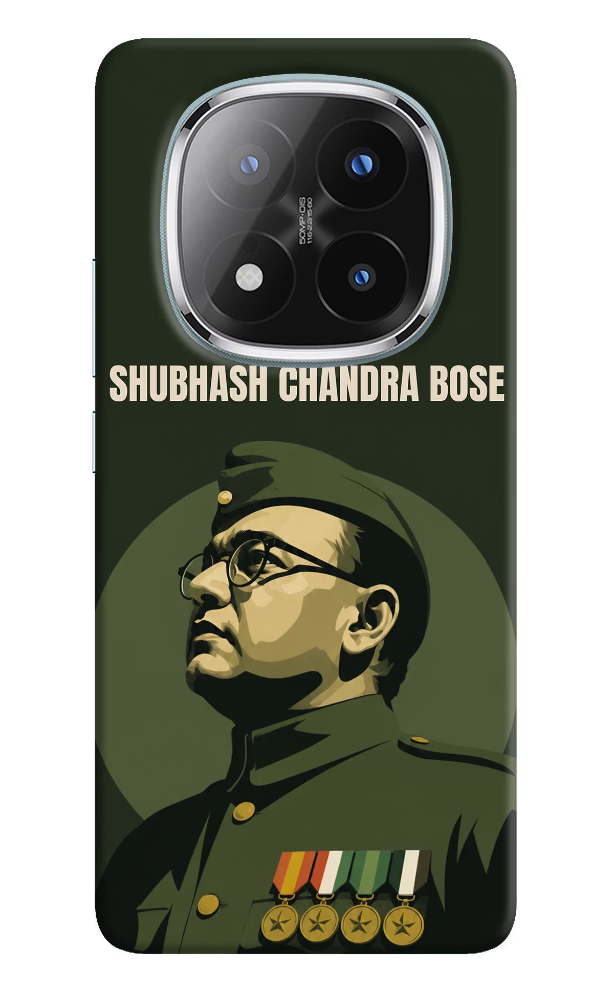 Netaji Legacy Redmi Note 14 Pro Plus 5G Back Cover - Netaji Legacy Redmi Note 14 Pro Plus 5G Back Cover Netaji Legacy Redmi Note 14 Pro Plus 5G Back Cover