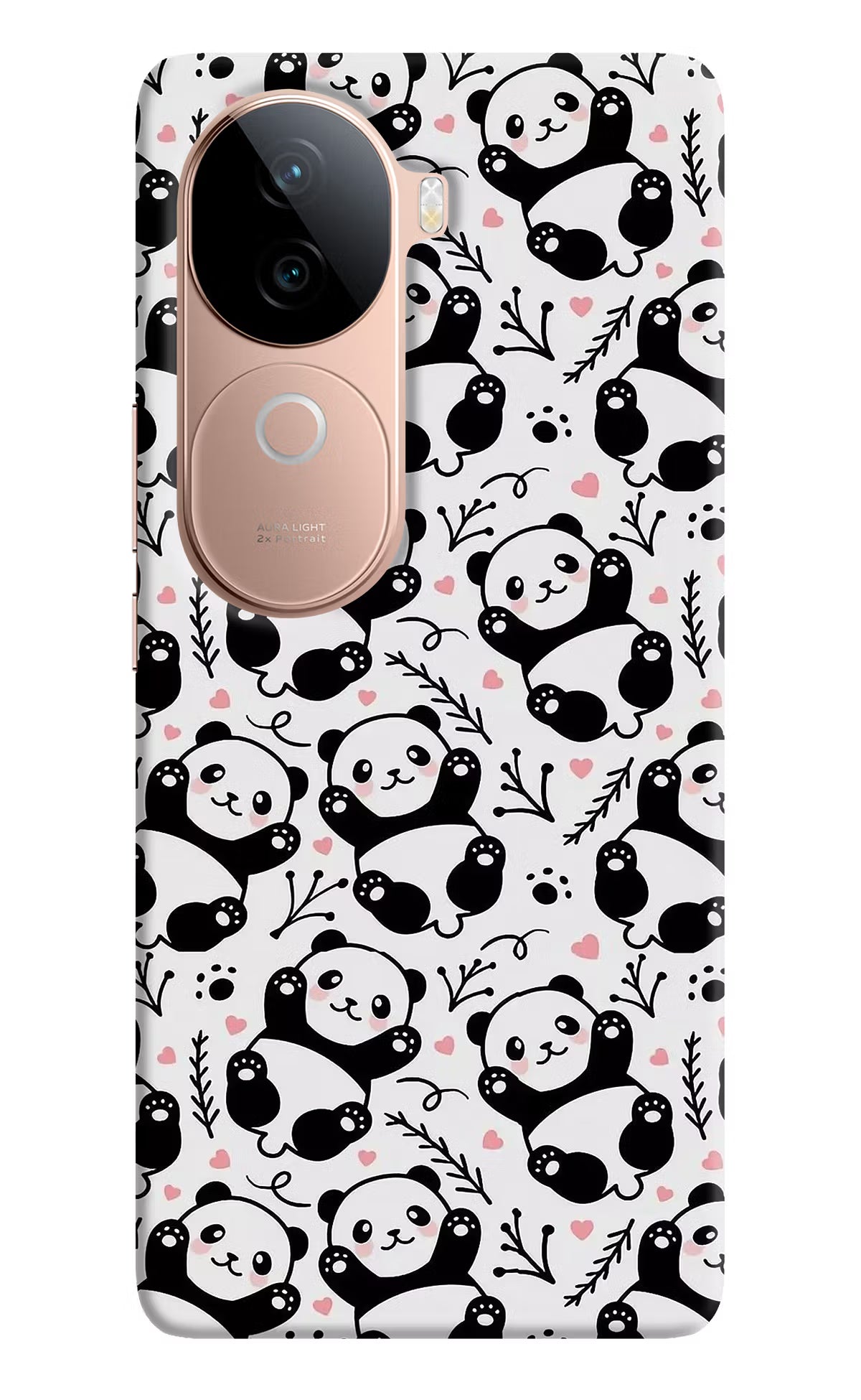 Cute Panda Vivo V40e 5G Back Cover - Cute Panda Vivo V40e 5G Back Cover Cute Panda Vivo V40e 5G Back Cover