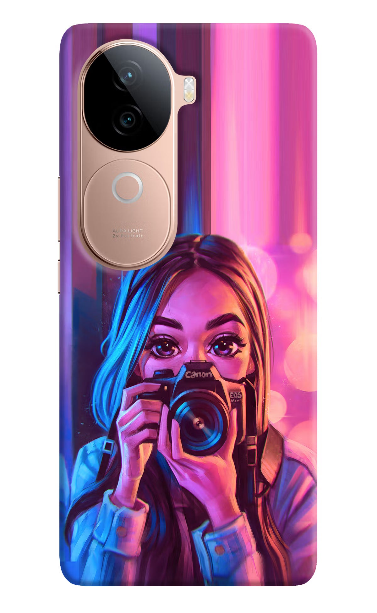 Girl Photographer Vivo V40e 5G Back Cover - Girl Photographer Vivo V40e 5G Back Cover Girl Photographer Vivo V40e 5G Back Cover