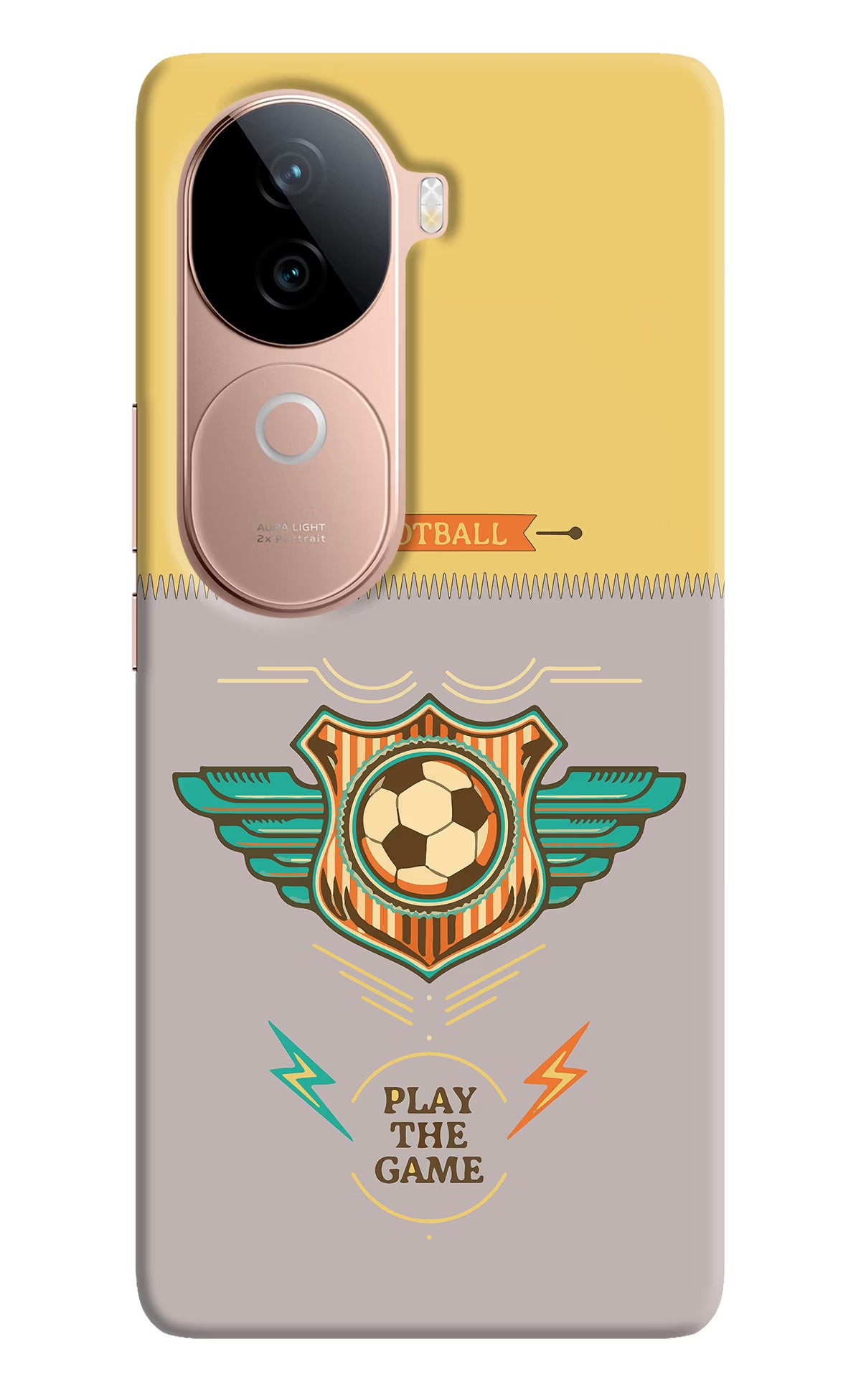 Football Vivo V40e 5G Back Cover - Football Vivo V40e 5G Back Cover Football Vivo V40e 5G Back Cover