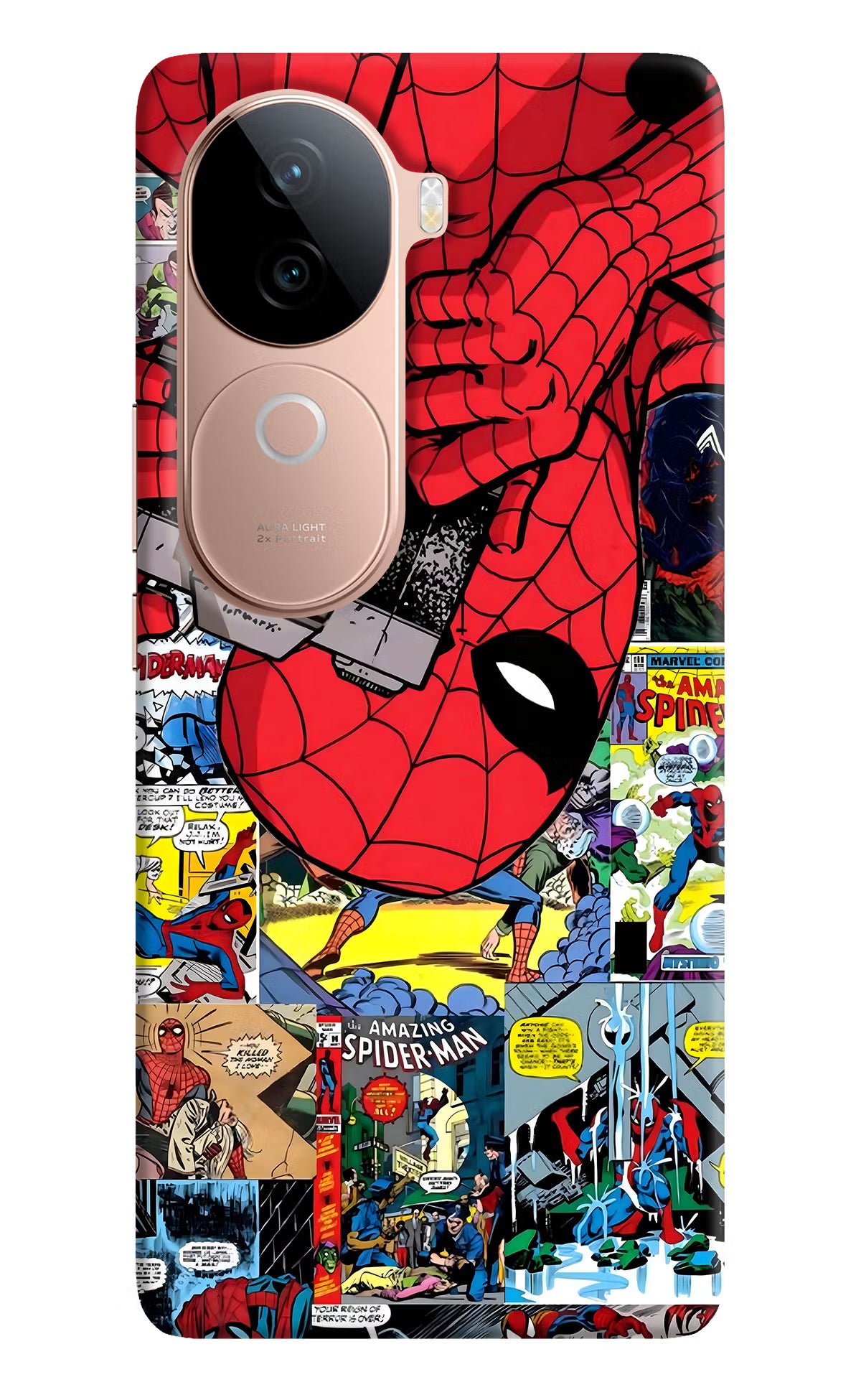 Spider Man Vivo V40e 5G Back Cover - Spider Man Vivo V40e 5G Back Cover Spider Man Vivo V40e 5G Back Cover