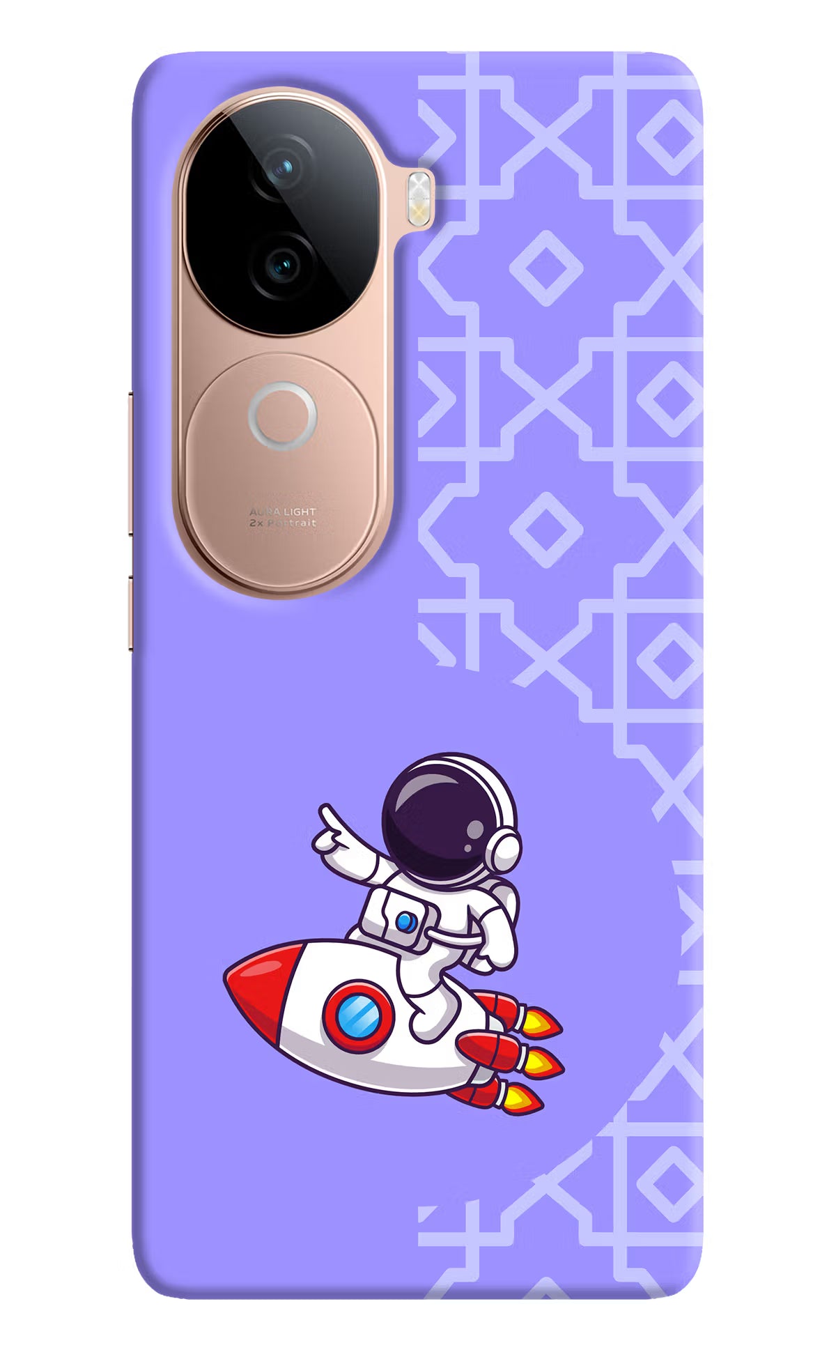 Cute Astronaut Vivo V40e 5G Back Cover - Cute Astronaut Vivo V40e 5G Back Cover Cute Astronaut Vivo V40e 5G Back Cover