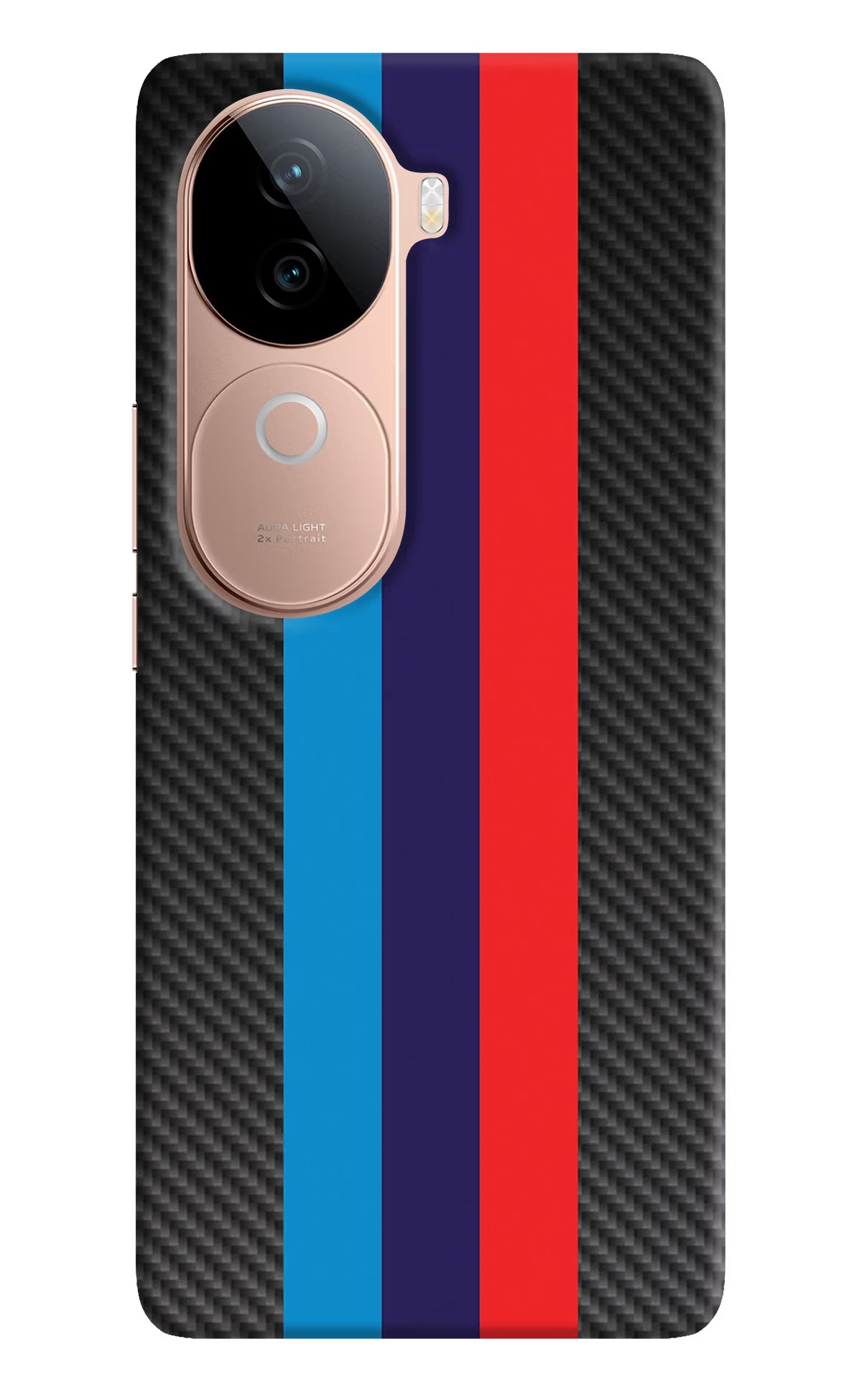 BMW Stripes Pattern Vivo V40e 5G Back Cover - BMW Stripes Pattern Vivo V40e 5G Back Cover BMW Stripes Pattern Vivo V40e 5G Back Cover