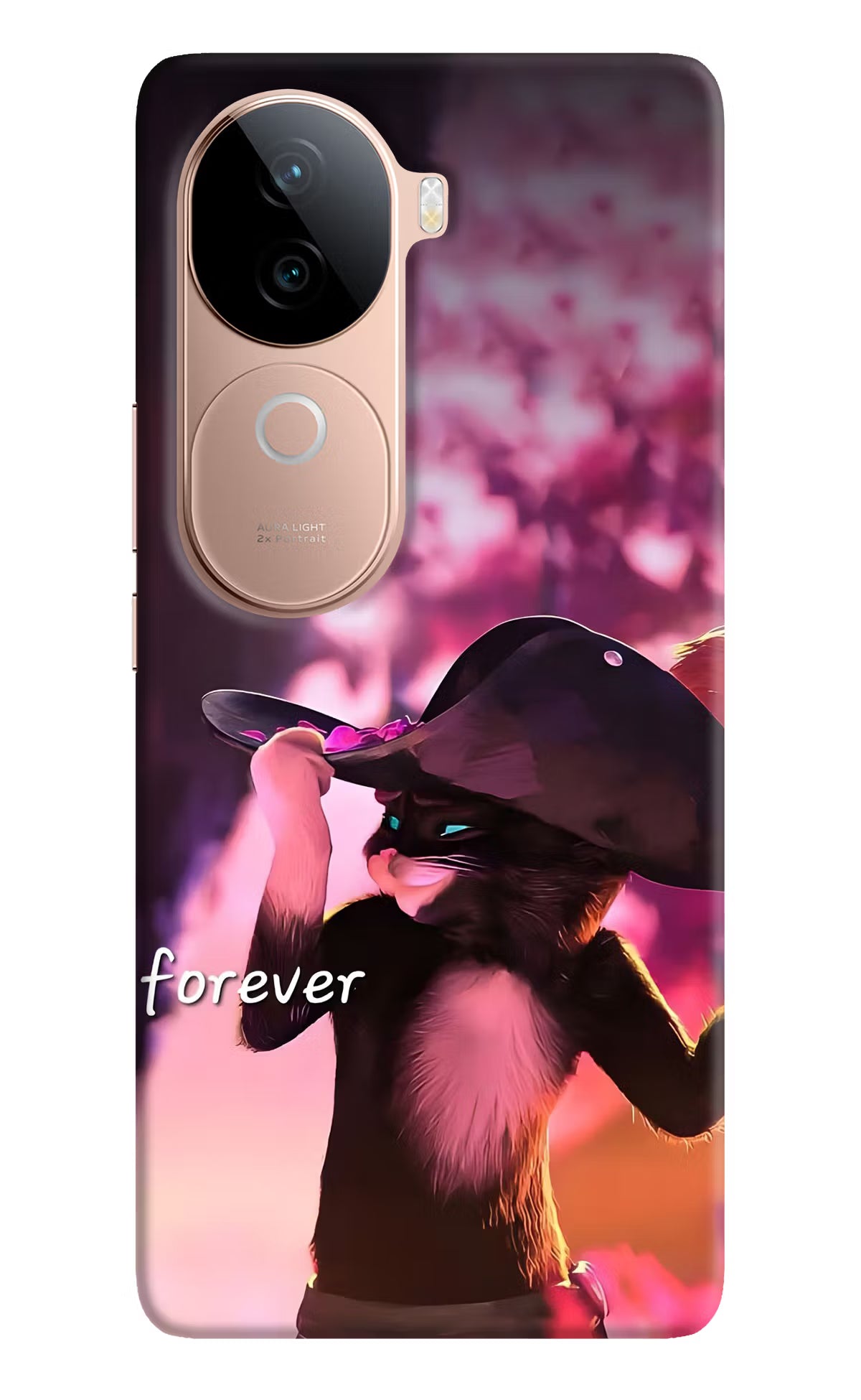 Forever Cat Vivo V40e 5G Back Cover - Forever Cat Vivo V40e 5G Back Cover Forever Cat Vivo V40e 5G Back Cover