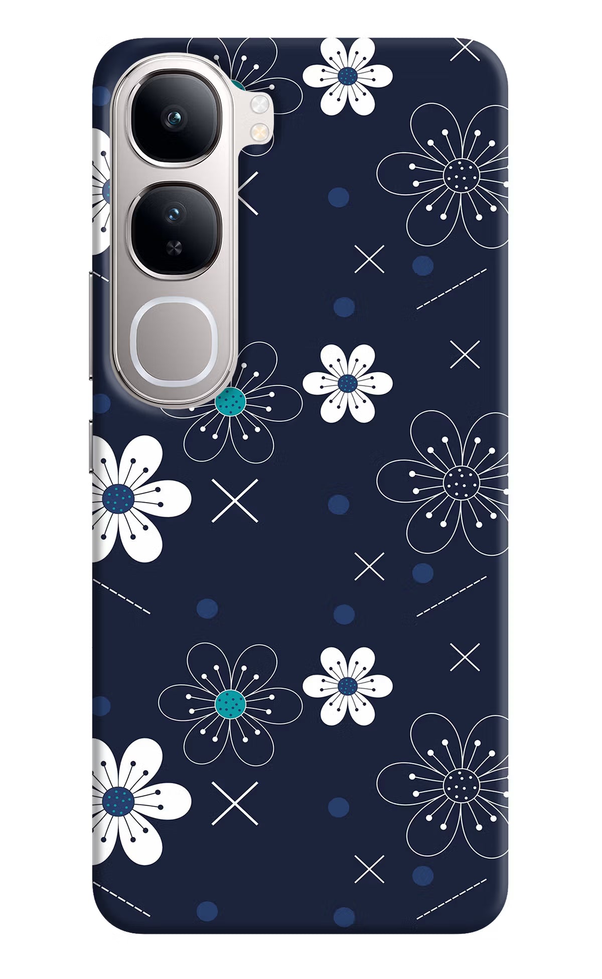 Flowers Vivo Y300 5G Back Cover - Flowers Vivo Y300 5G Back Cover Flowers Vivo Y300 5G Back Cover