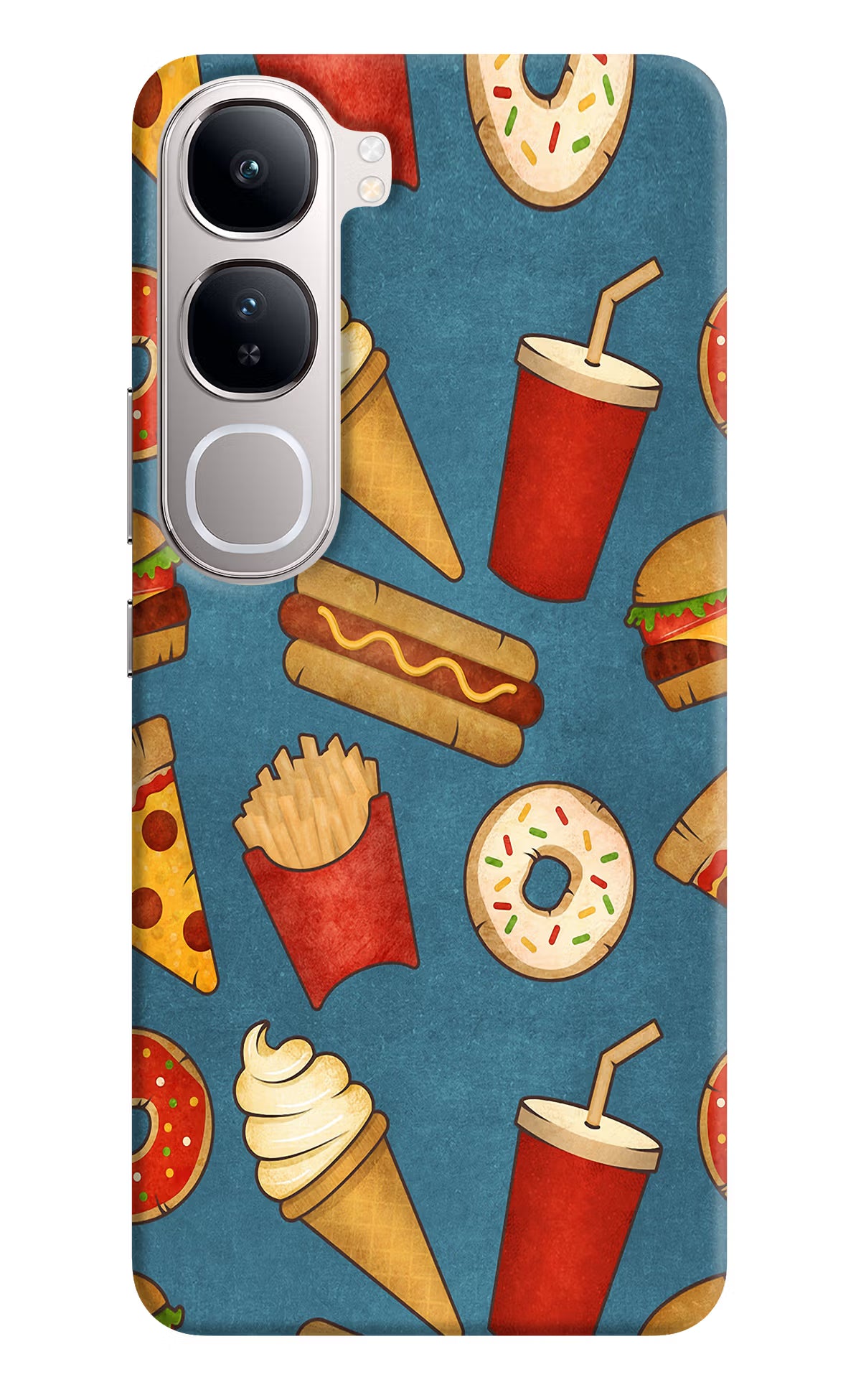 Foodie Vivo Y300 5G Back Cover - Foodie Vivo Y300 5G Back Cover Foodie Vivo Y300 5G Back Cover