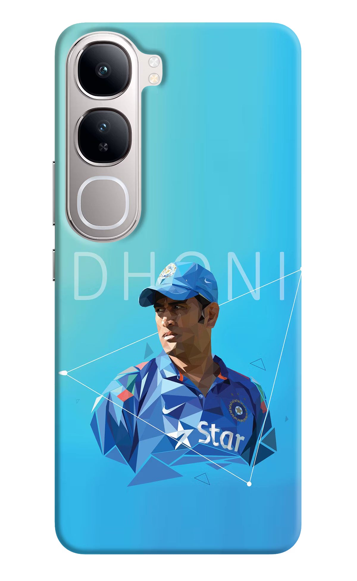 Dhoni Artwork Vivo Y300 5G Back Cover - Dhoni Artwork Vivo Y300 5G Back Cover Dhoni Artwork Vivo Y300 5G Back Cover