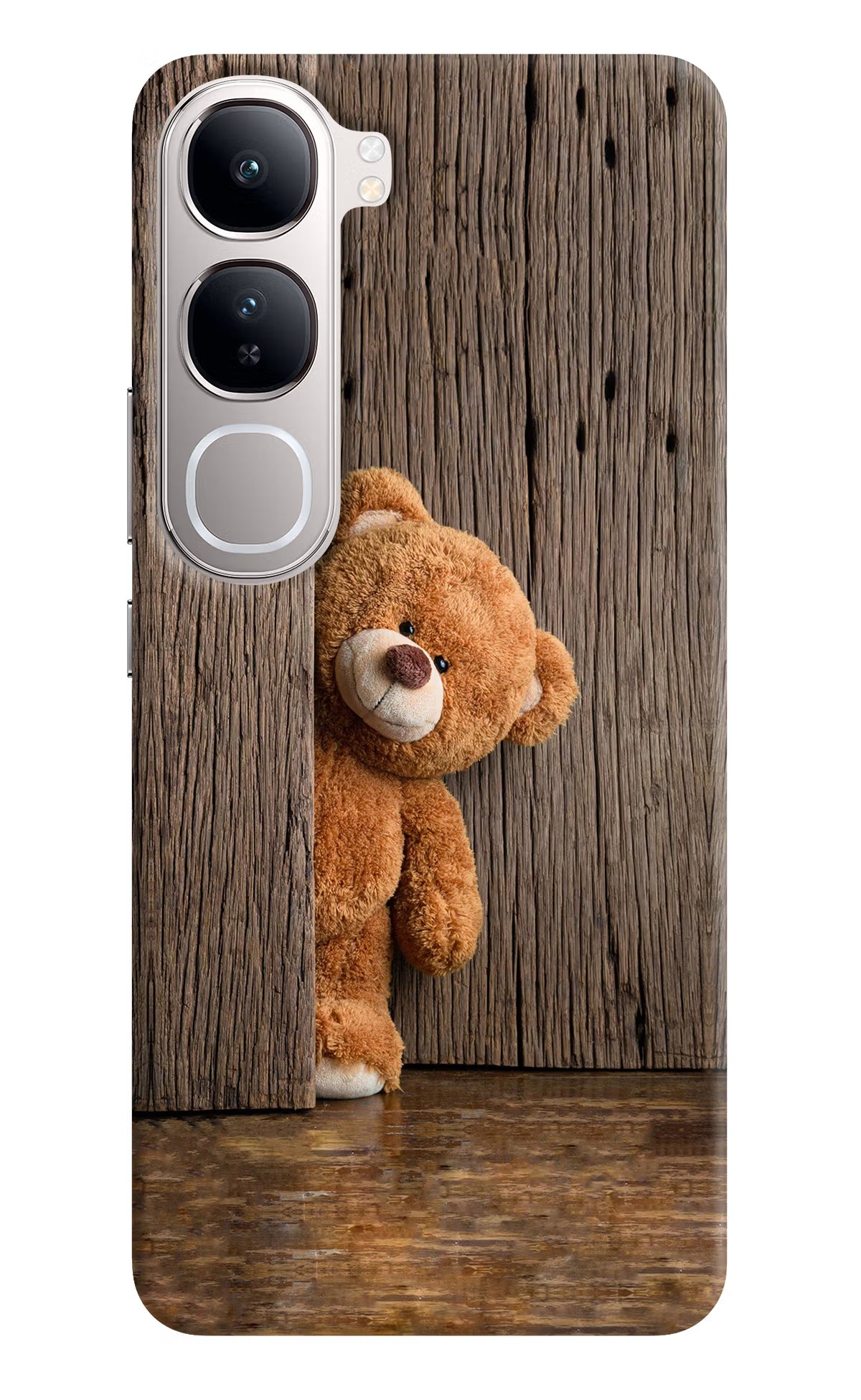 Teddy Wooden Vivo Y300 5G Back Cover - Teddy Wooden Vivo Y300 5G Back Cover Teddy Wooden Vivo Y300 5G Back Cover