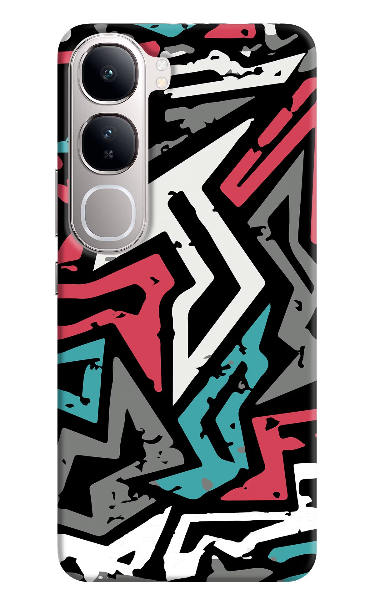 Geometric Graffiti Vivo Y300 5G Back Cover - Geometric Graffiti Vivo Y300 5G Back Cover Geometric Graffiti Vivo Y300 5G Back Cover