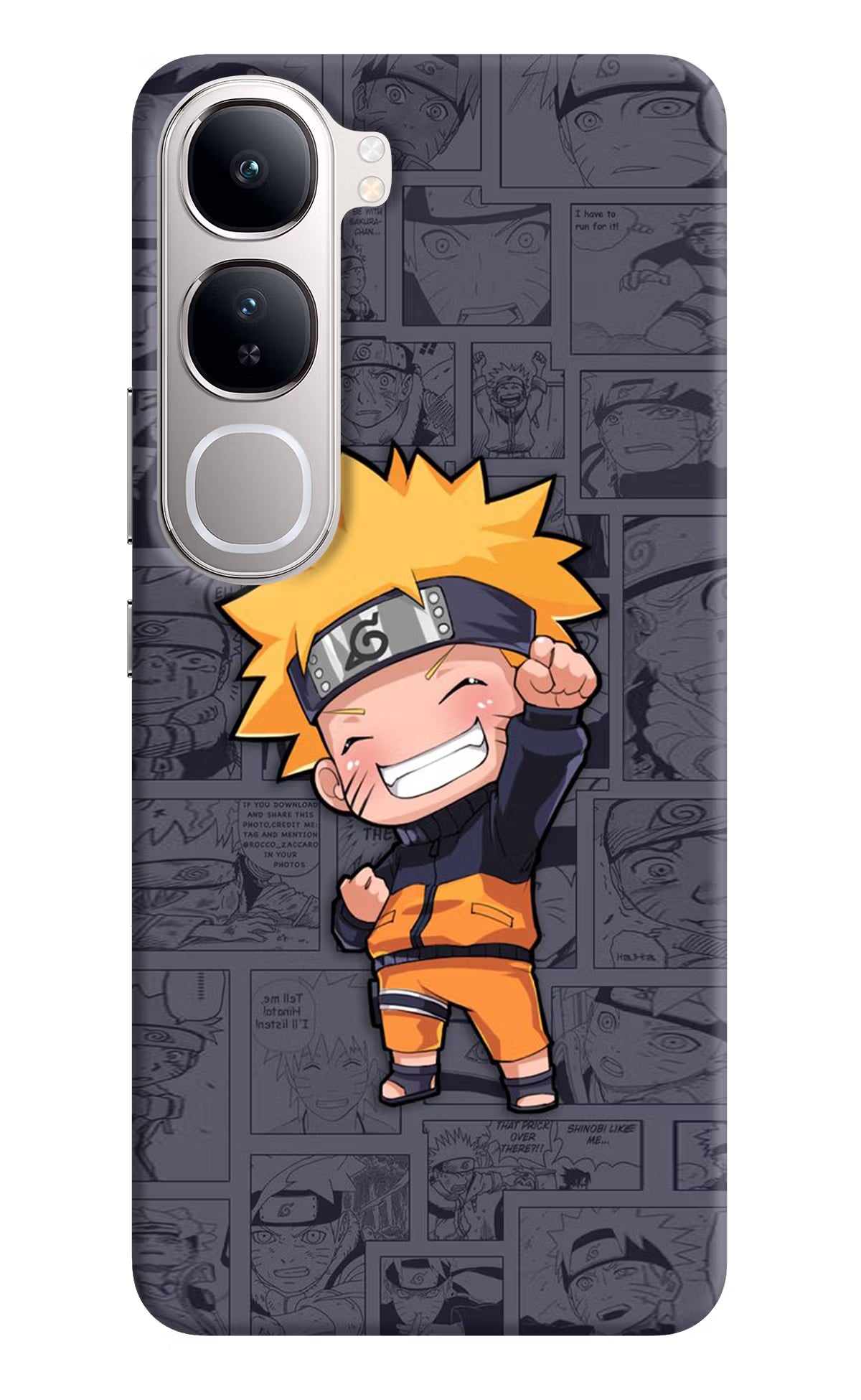 Chota Naruto Vivo Y300 5G Back Cover - Chota Naruto Vivo Y300 5G Back Cover Chota Naruto Vivo Y300 5G Back Cover