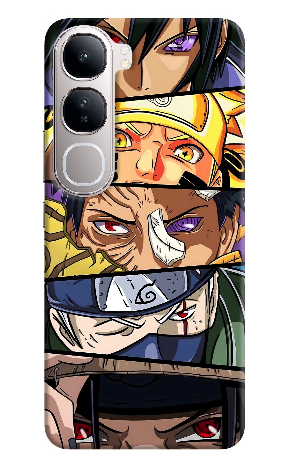 Naruto Character Vivo Y300 5G Back Cover - Naruto Character Vivo Y300 5G Back Cover Naruto Character Vivo Y300 5G Back Cover