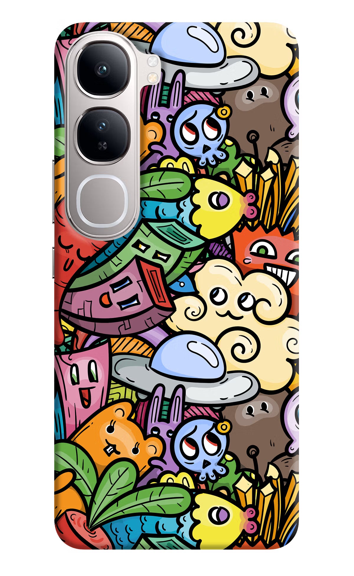 Veggie Doodle Vivo Y300 5G Back Cover - Veggie Doodle Vivo Y300 5G Back Cover Veggie Doodle Vivo Y300 5G Back Cover