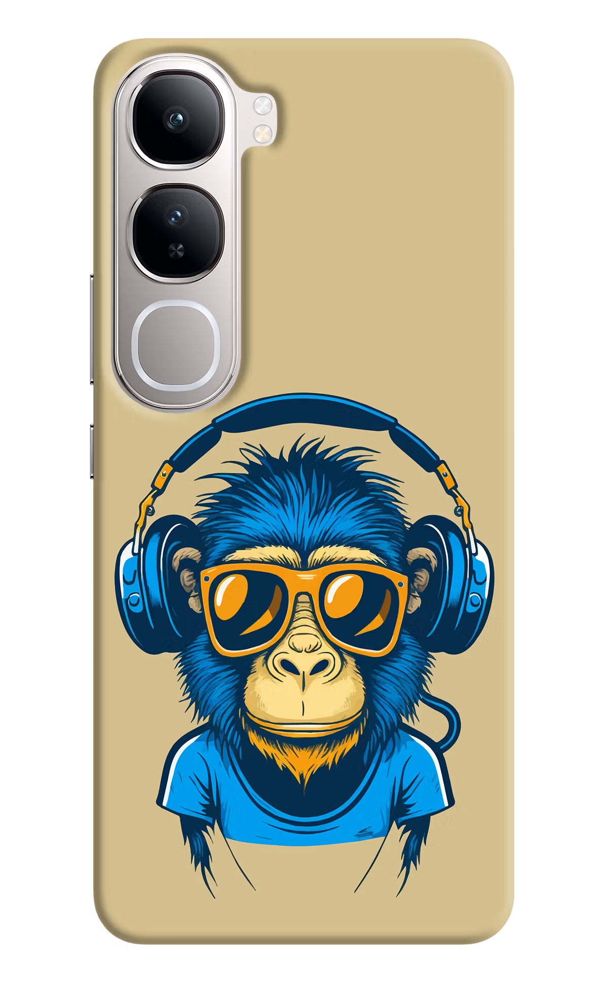 Monkey Headphone Vivo Y300 5G Back Cover - Monkey Headphone Vivo Y300 5G Back Cover Monkey Headphone Vivo Y300 5G Back Cover