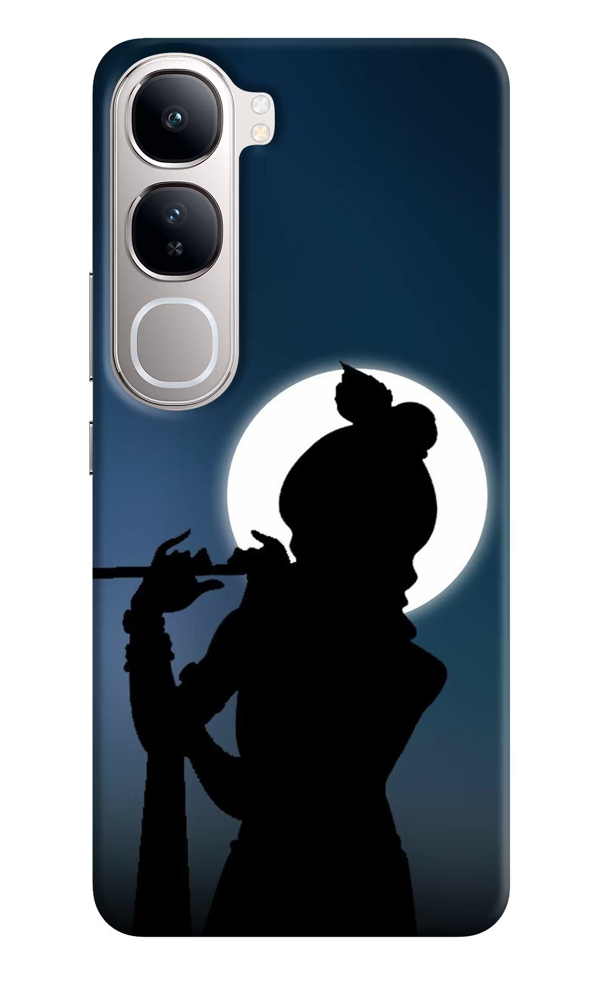 Shri Krishna Silhouette Vivo Y300 5G Back Cover - Shri Krishna Silhouette Vivo Y300 5G Back Cover Shri Krishna Silhouette Vivo Y300 5G Back Cover