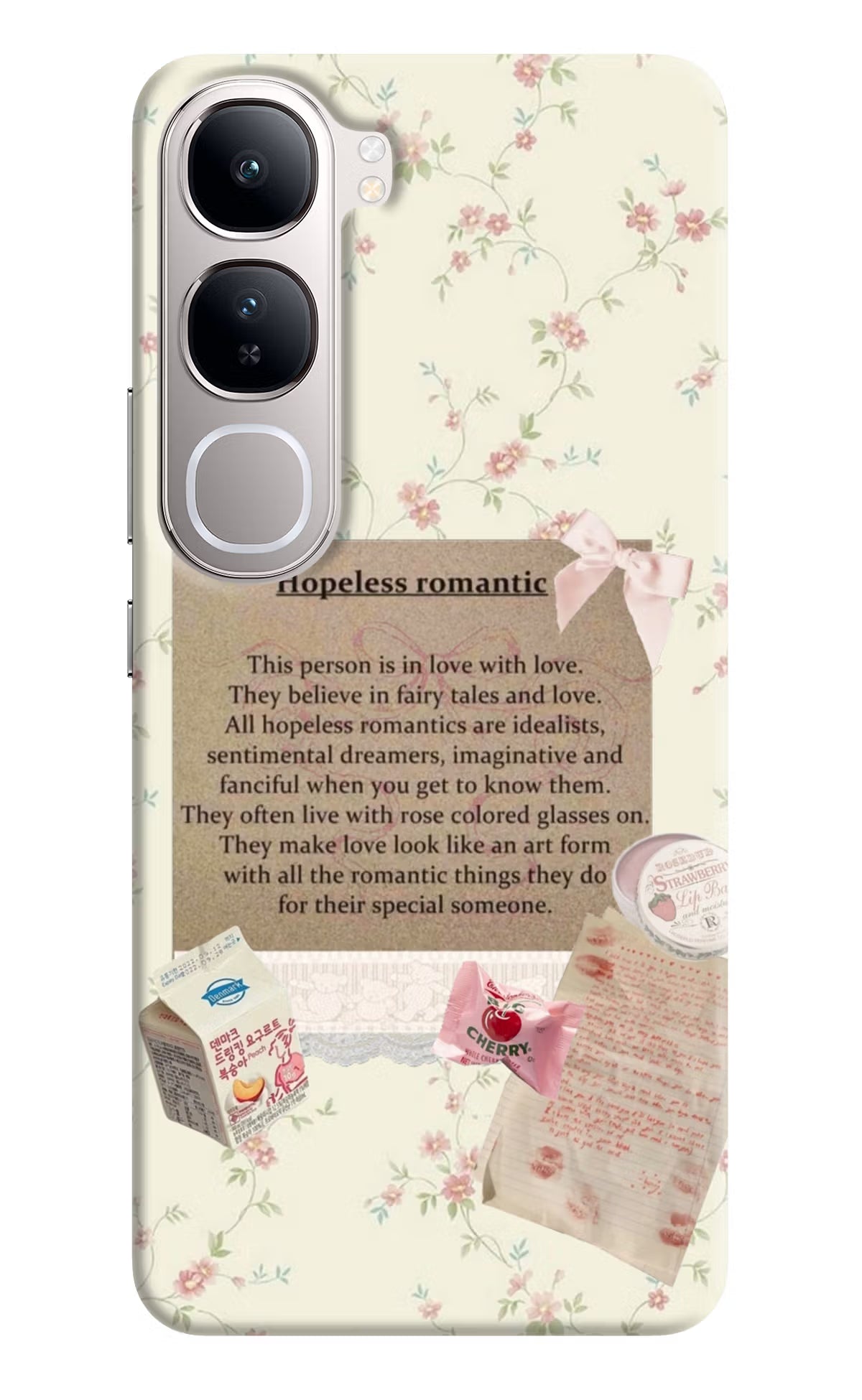 Hopeless Romantic Vivo Y300 5G Back Cover - Hopeless Romantic Vivo Y300 5G Back Cover Hopeless Romantic Vivo Y300 5G Back Cover