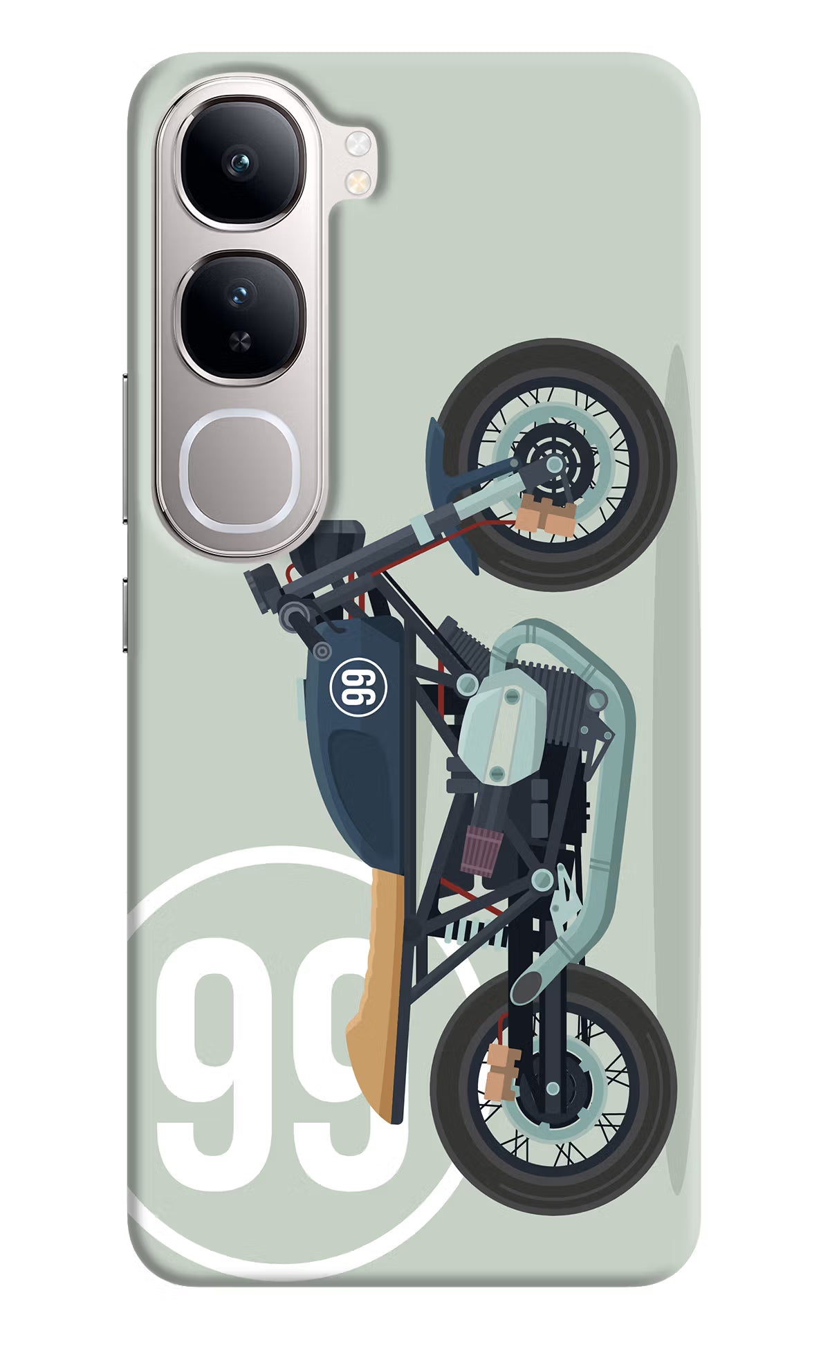Classic Cafe Racer 99 Vivo Y300 5G Back Cover - Classic Cafe Racer 99 Vivo Y300 5G Back Cover Classic Cafe Racer 99 Vivo Y300 5G Back Cover