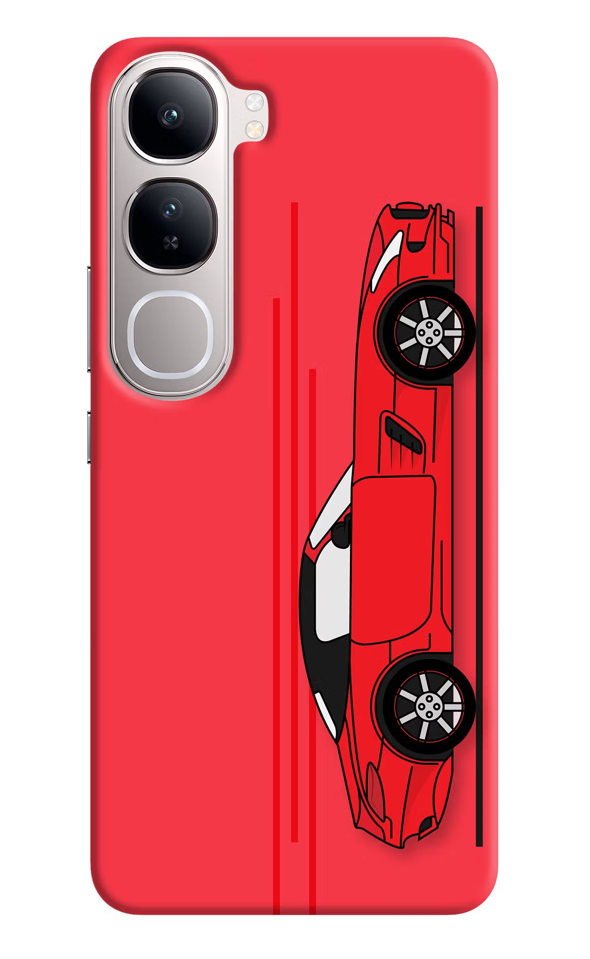 Red Velocity Vivo Y300 5G Back Cover - Red Velocity Vivo Y300 5G Back Cover Red Velocity Vivo Y300 5G Back Cover