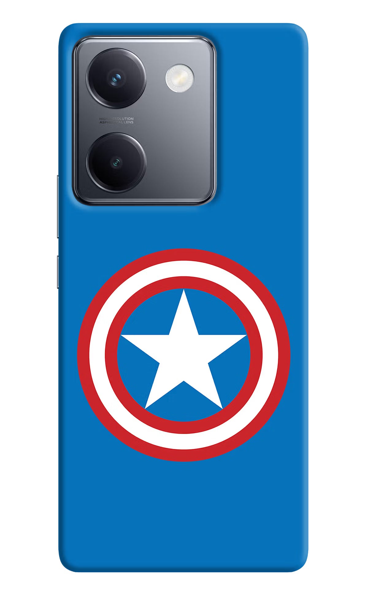 Captain America Logo Vivo Y300 Plus 5G Back Cover - Captain America Logo Vivo Y300 Plus 5G Back Cover Captain America Logo Vivo Y300 Plus 5G Back Cover