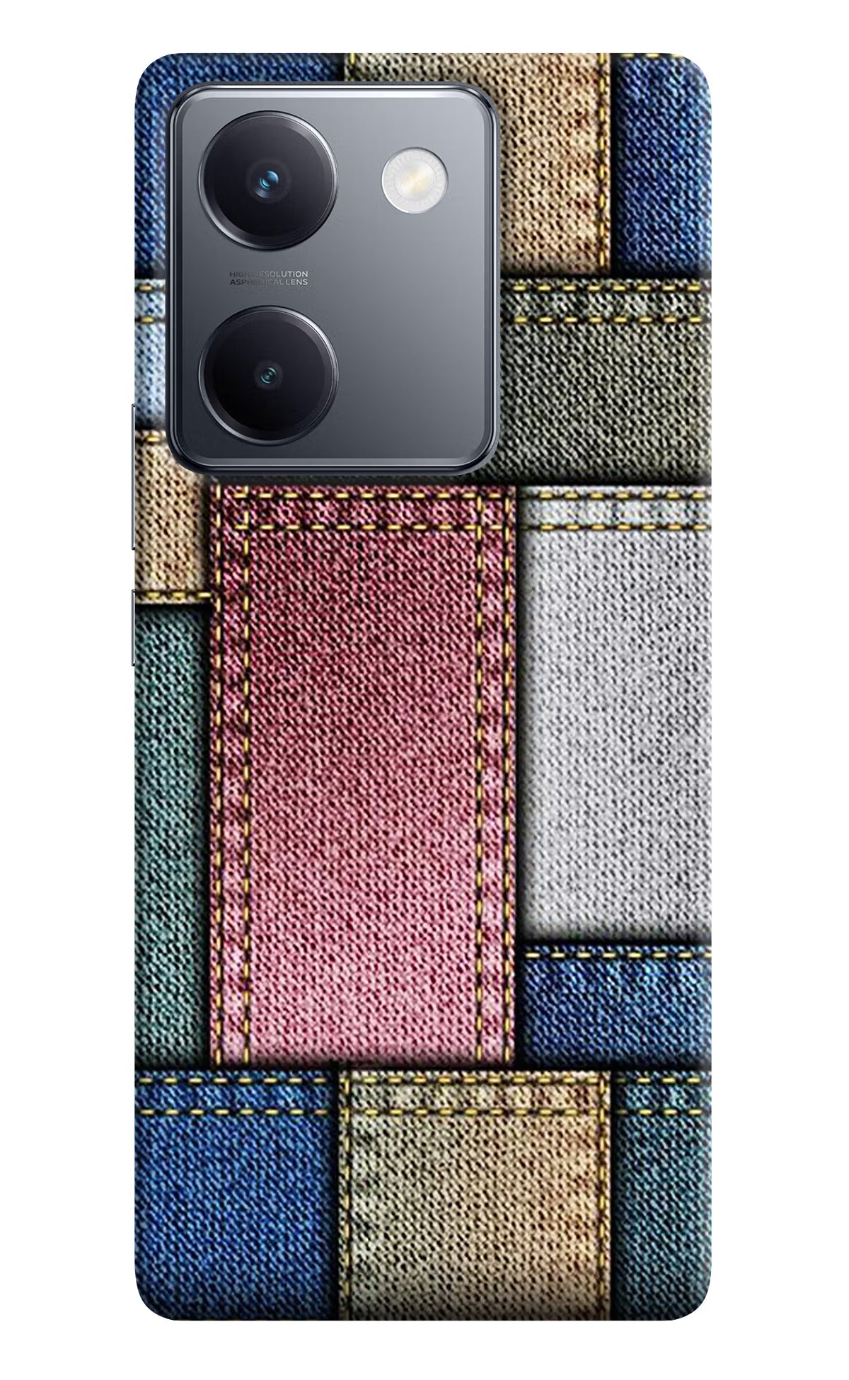 Multicolor Jeans Vivo Y300 Plus 5G Back Cover - Multicolor Jeans Vivo Y300 Plus 5G Back Cover Multicolor Jeans Vivo Y300 Plus 5G Back Cover